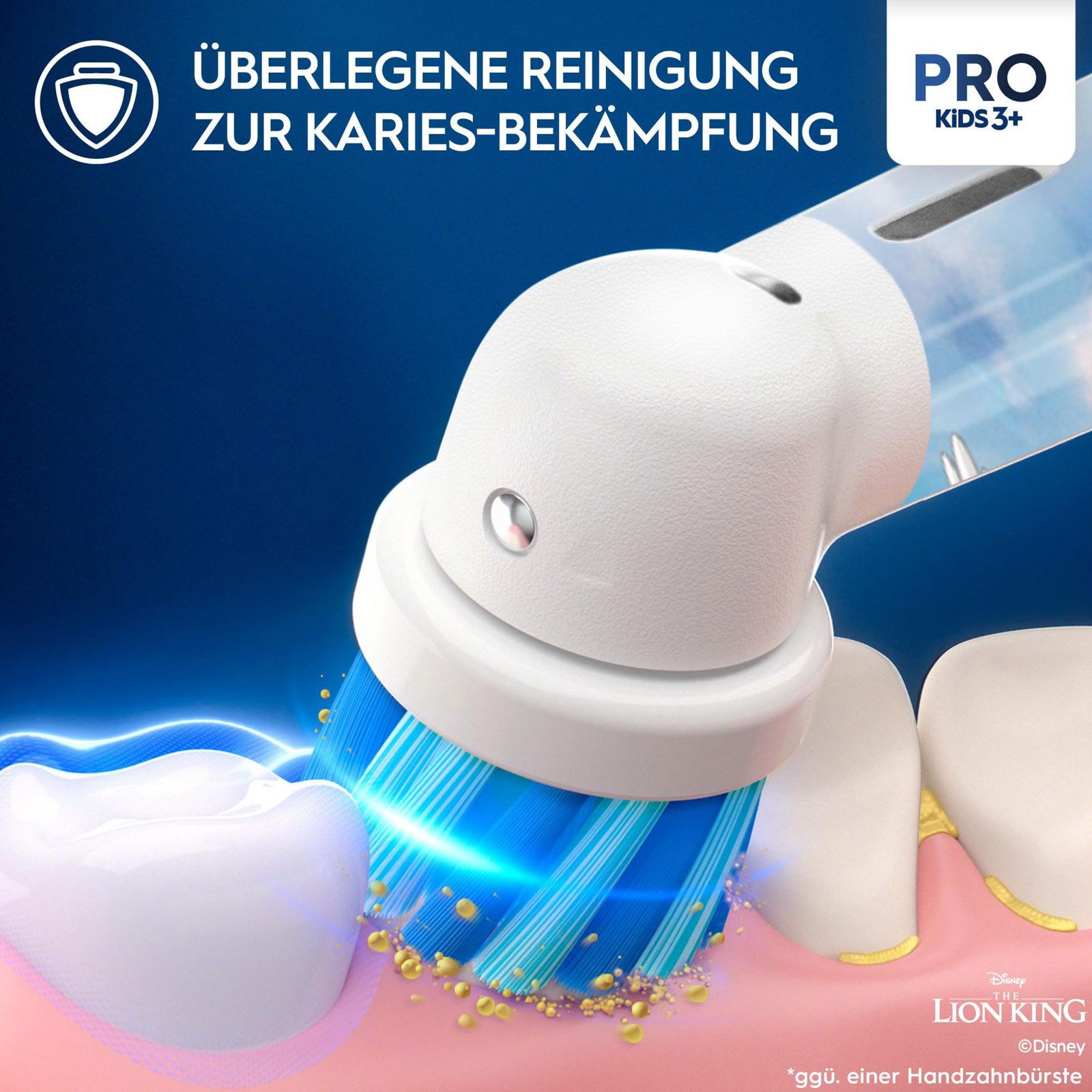 Oral-B Elektrische Zahnbürste Pro Kids König der Löwen