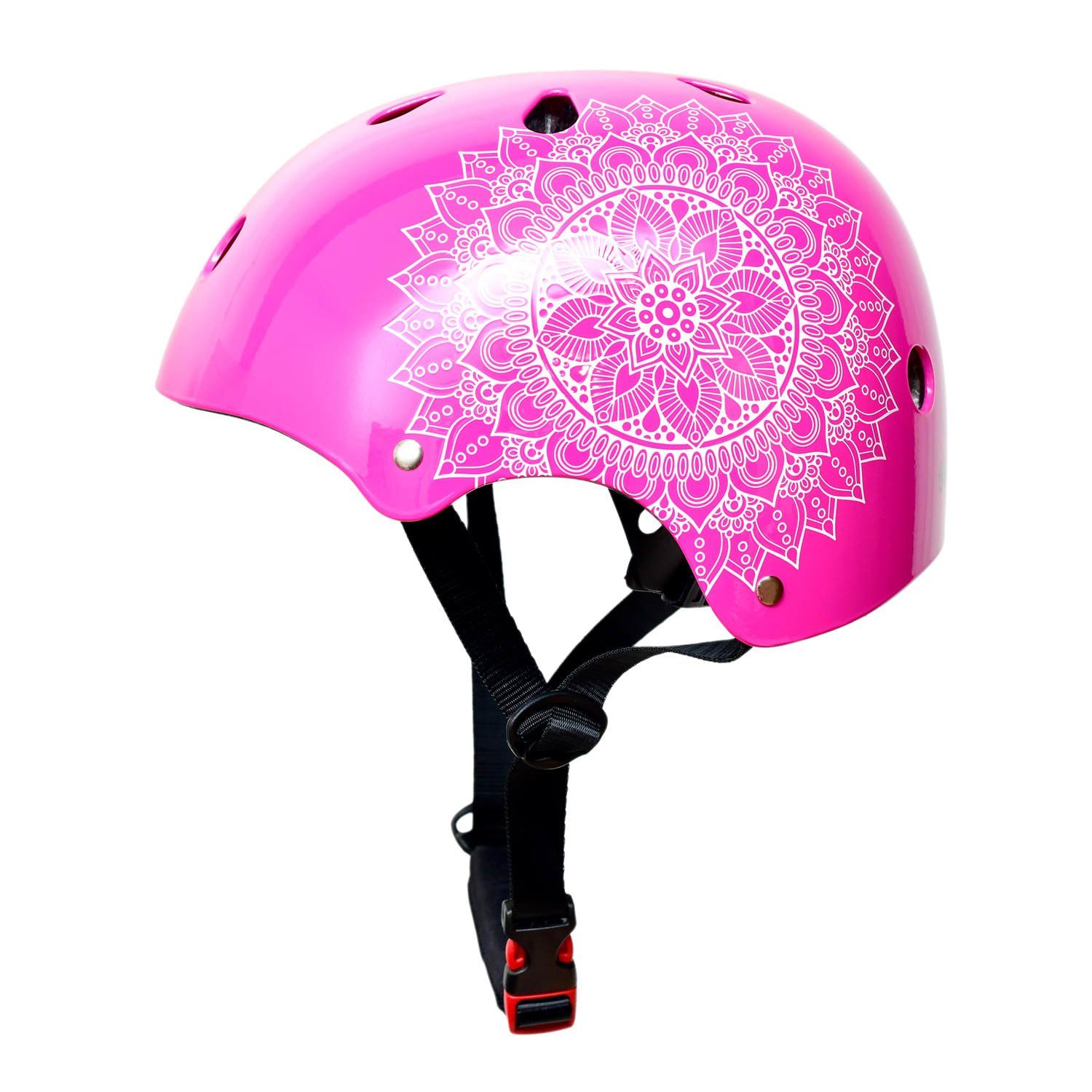 Skullcap Fahrradhelm PINK MANDALA S