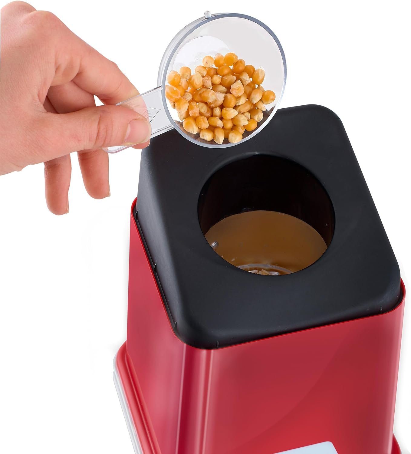 gesunder Popcorn Popcornmaschine Maker, 8331, Heißluftpopcorn, Snack leichte HPC Heinrich´s Reinigung,