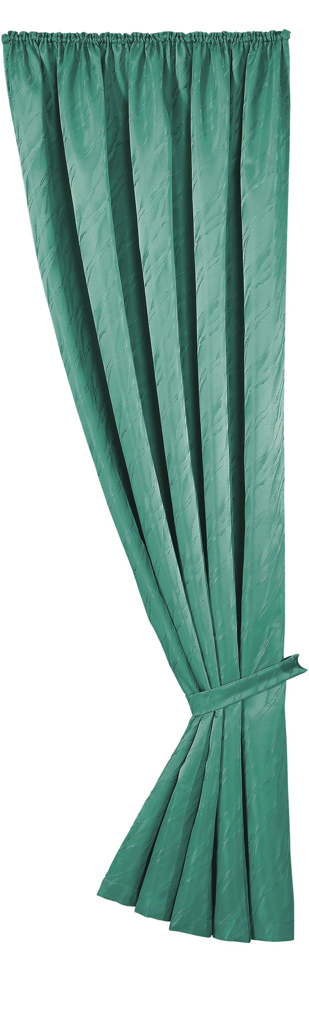 Weckbrodt Vorhang Linz (1 St), Kräuselband, blickdicht, Jacquard, blickdicht, edler Glanz, mit Raffhalter, Gardine, Store