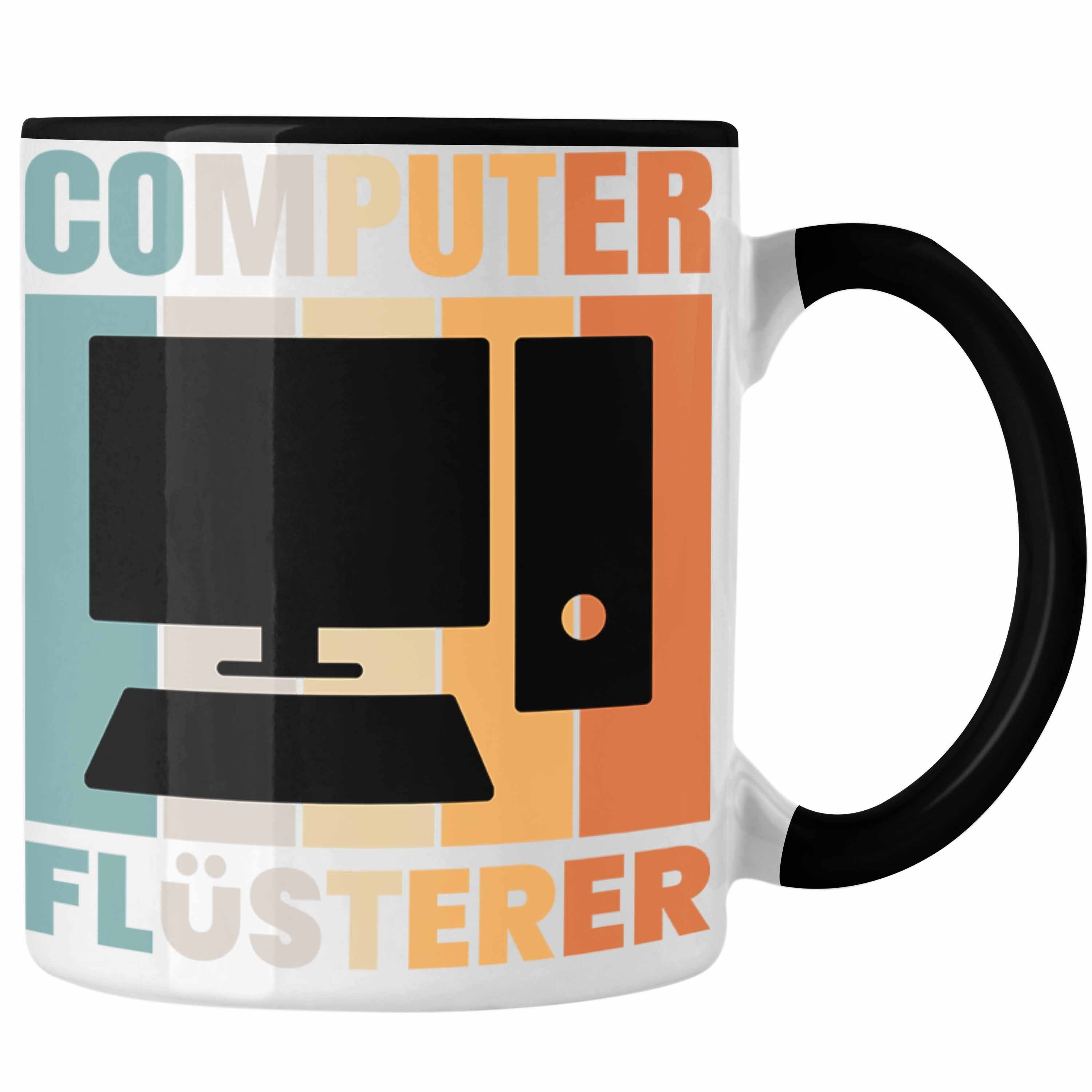 Tasse Trendation - IT Computer Nerd Flüsterer Informatiker Tasse Lustig Gesc