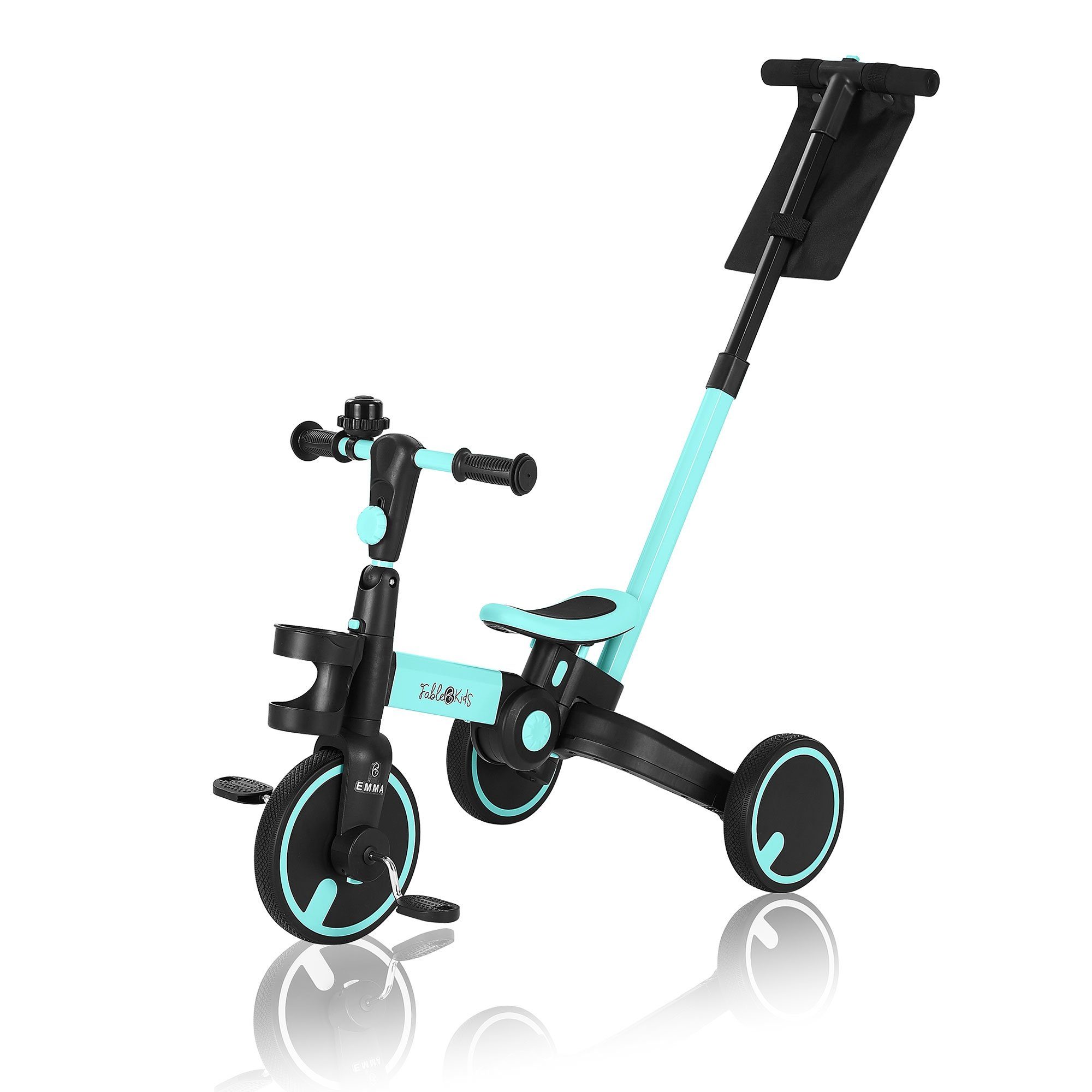 Dreirad EMMA 7in1 Kinderdreirad Laufrad Lernrad Kinder Fahrrad