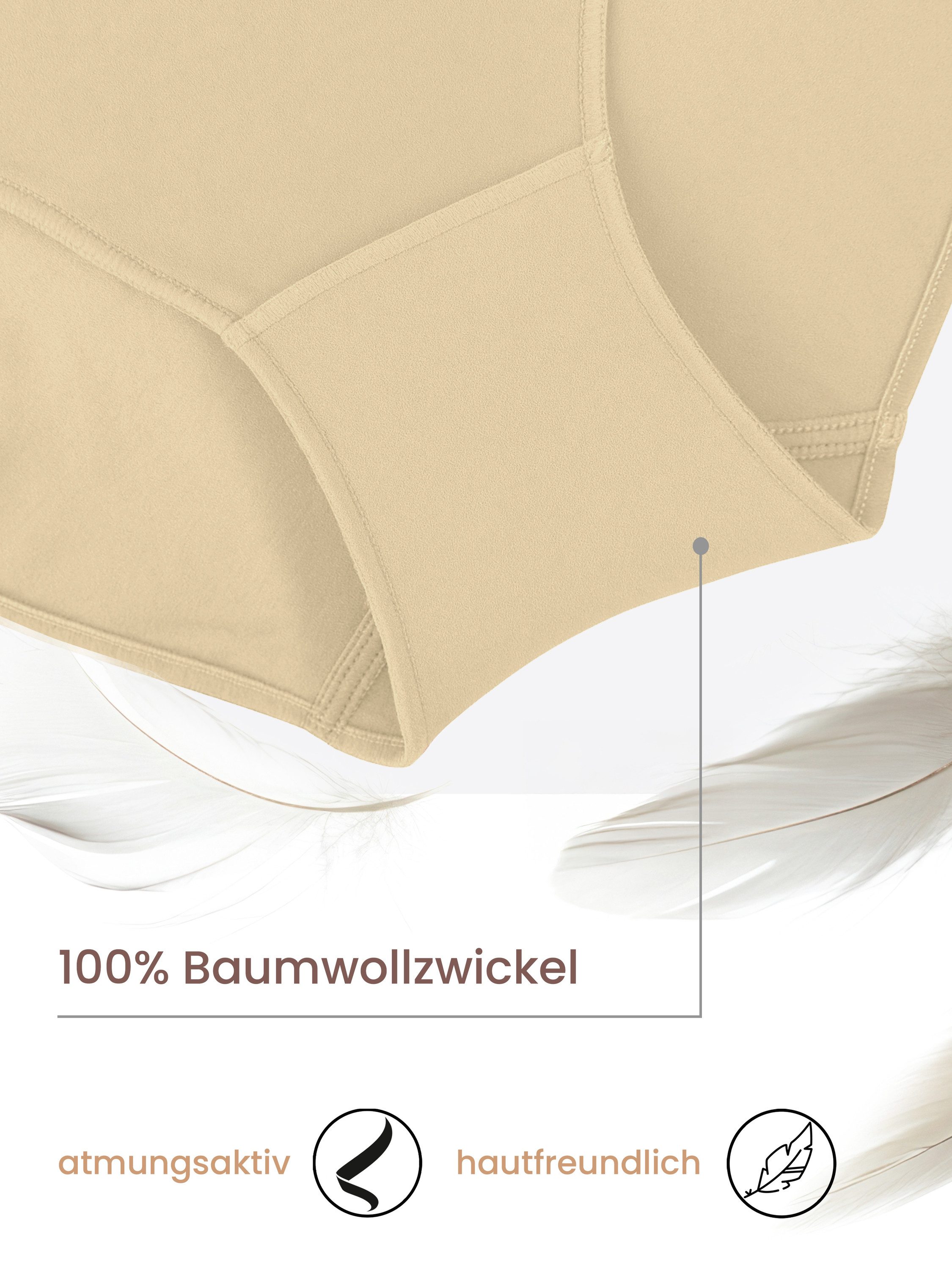 Yenita® Slip Microfaser Bikinislip (3-St) in angenehmer Microfaserqualität – Bild 3 von 5