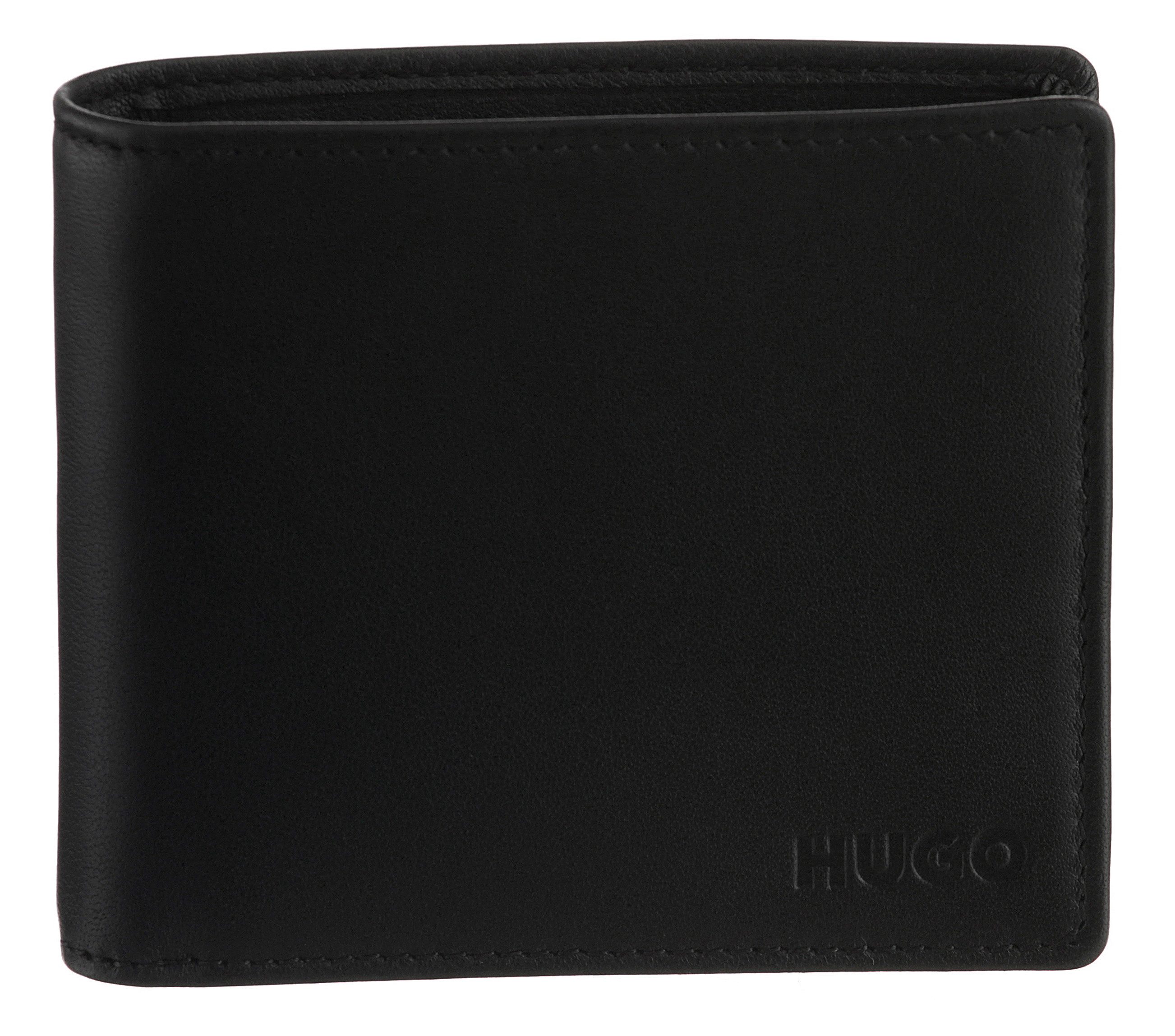 HUGO Geldbörse Subway 4 CC Coin, aus Leder günstig online kaufen