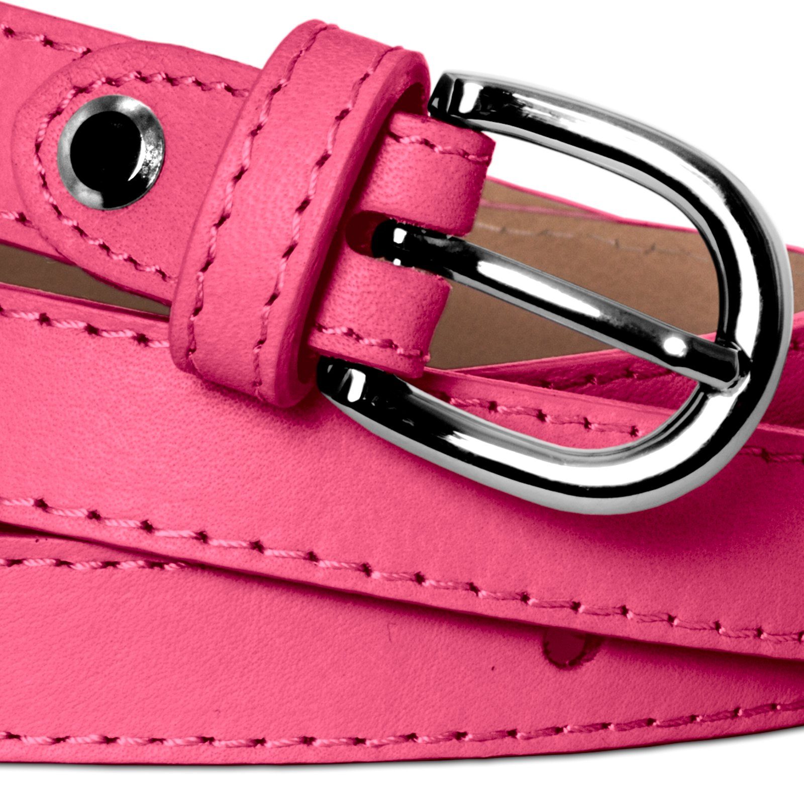 Caspar Taillengürtel GU273 aus echtem Leder günstig online kaufen