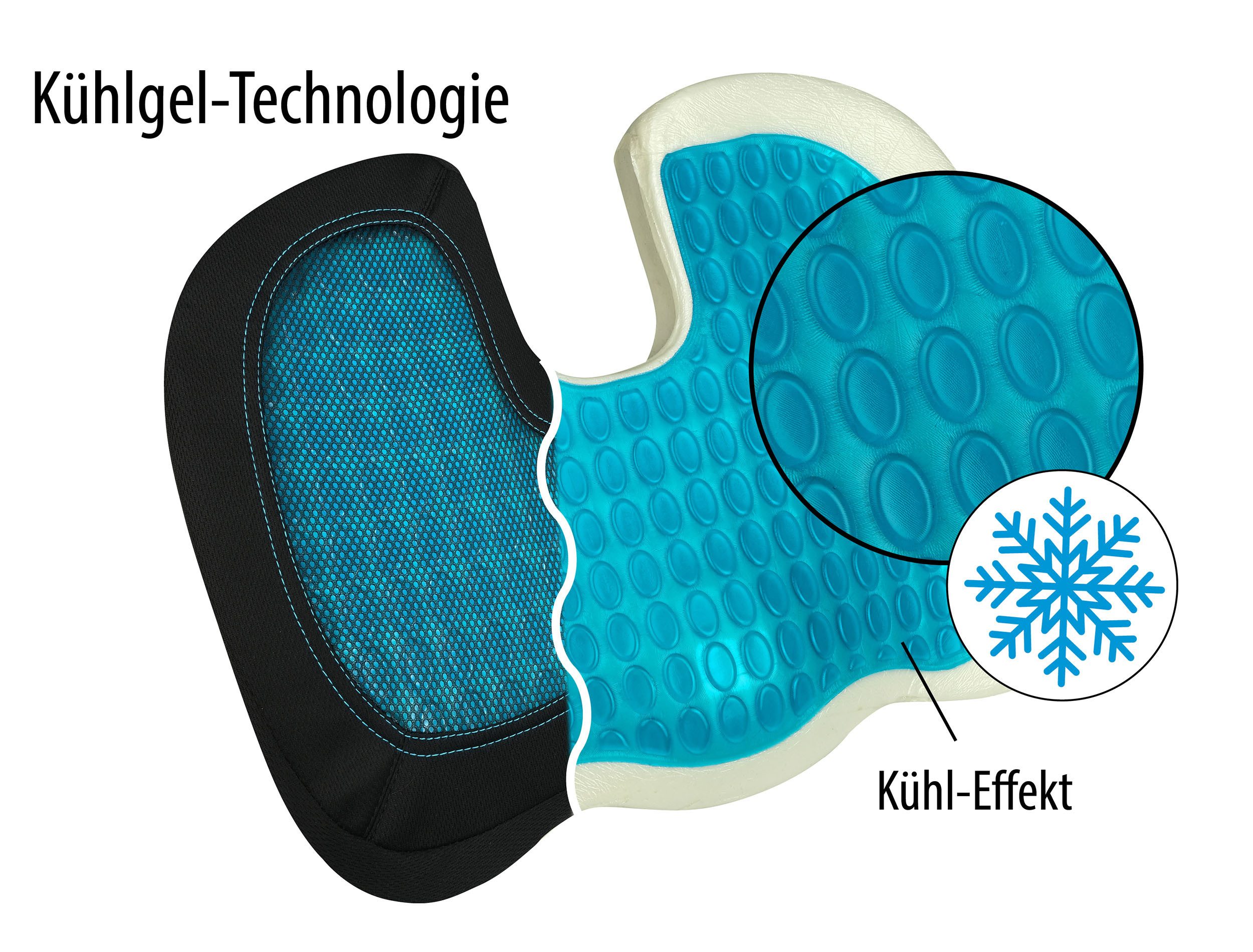 APA Gelkissen Sitzkissen Memory Foam