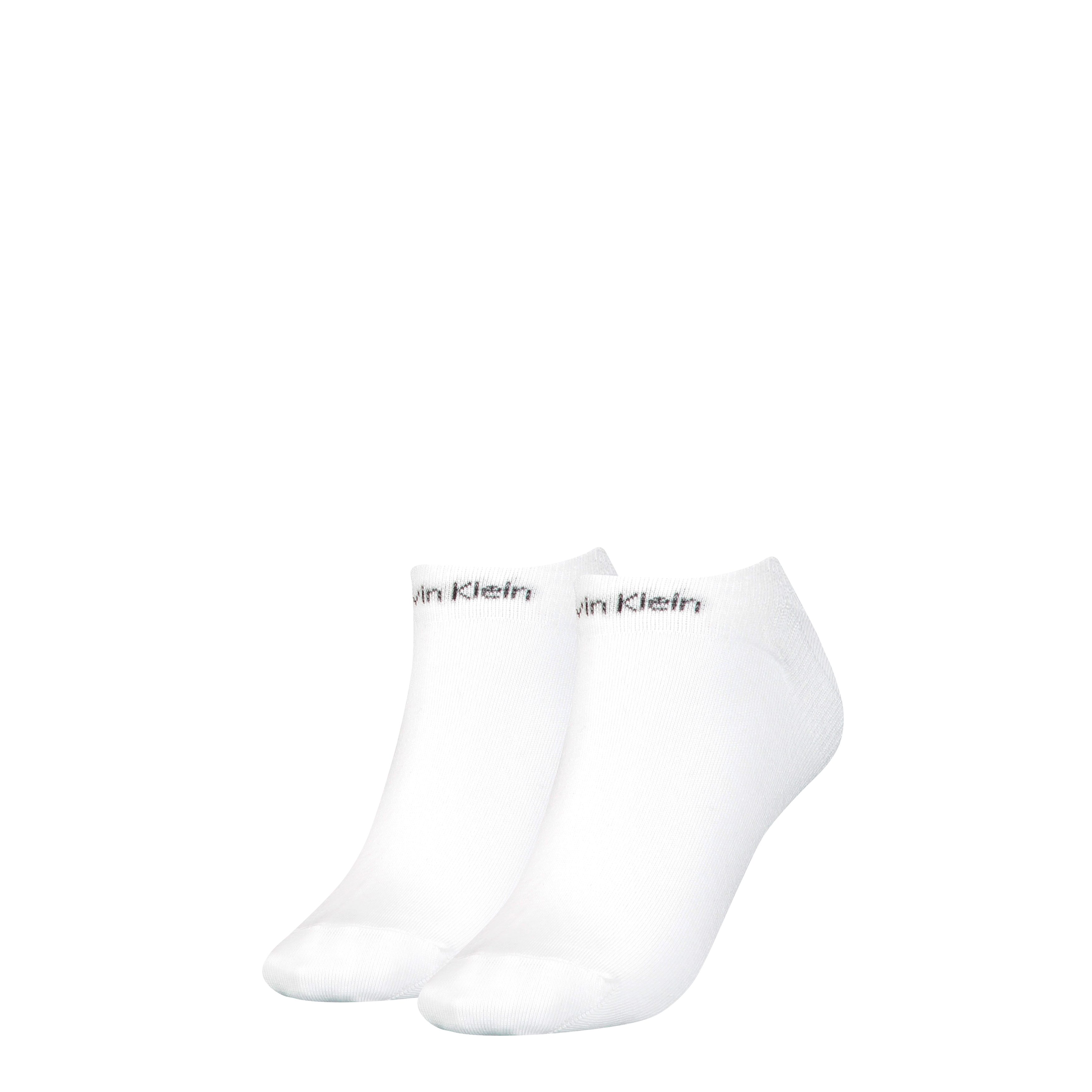 Calvin Klein Jeans Sneakersocken CK WOMEN SNEAKER 2P GRIPPER (2 Paar) Coolmax-Garn, feuchtigkeitsregulierend, Anti-Slip-Ferse