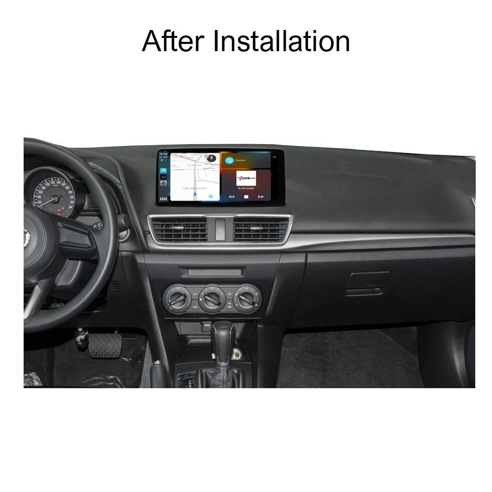 TAFFIO »Für Mazda 3 9" Touchscreen Android Autoradio GPS CarPlay WLAN