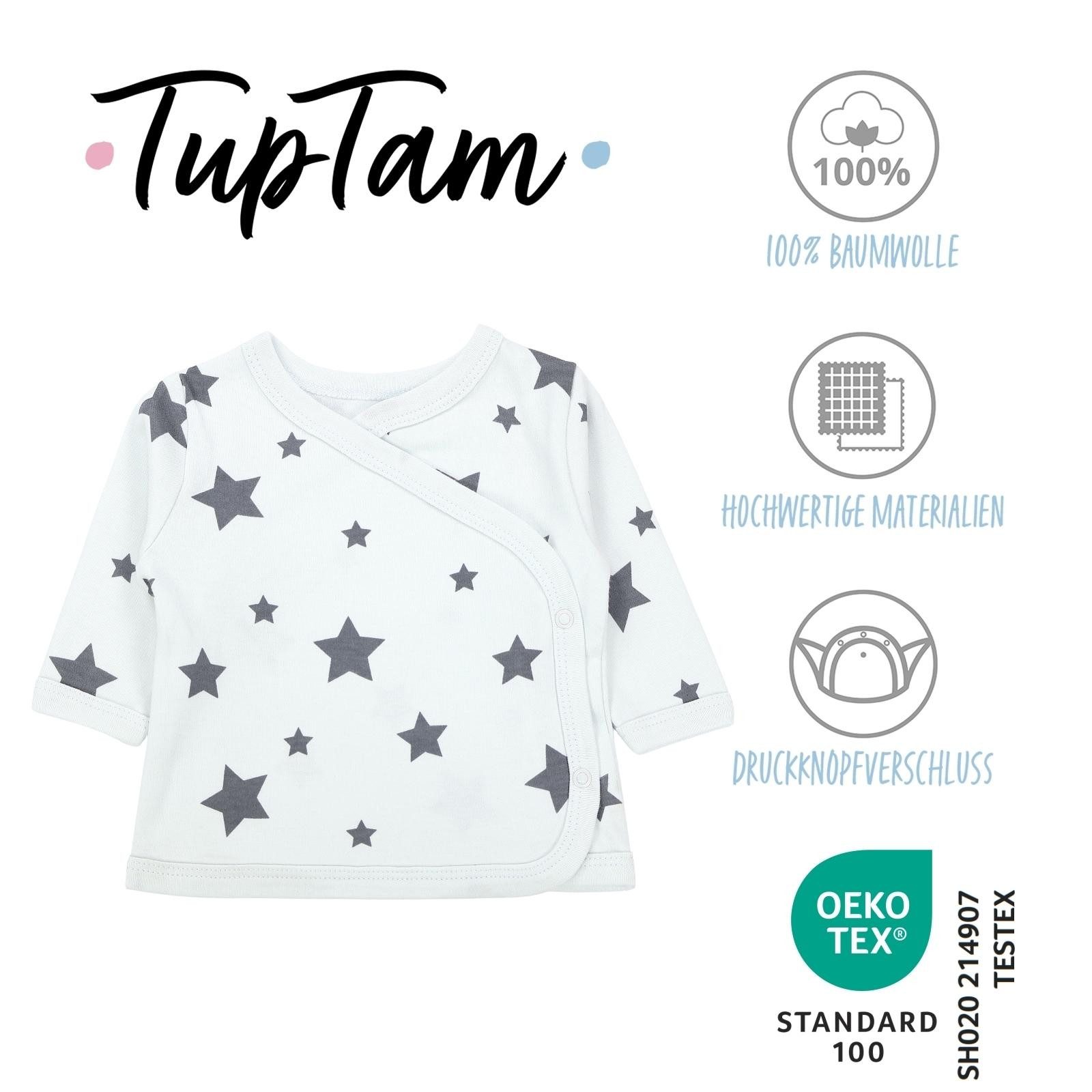 TupTam Wickelshirt TupTam Baby Mädchen Langarm Wickelshirt Baumwolle 5er Set