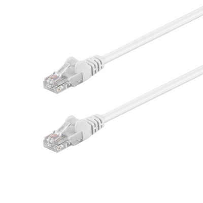 - CONTRAER - »10m CAT5e Netzwerkkabel Patchkabel Ethernet Kabel Netzwerk LAN DSL Kabel weiß« LAN-Kabel