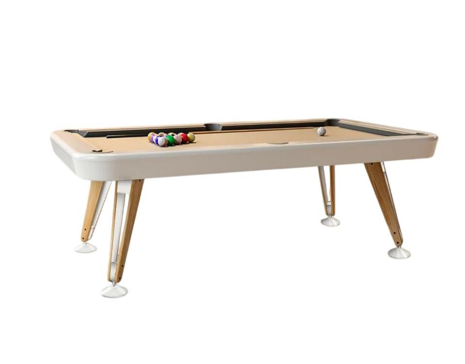 JVmoebel Billardtisch Multifunktionstisch in Weiß für Billard und Essen, Made in Europe