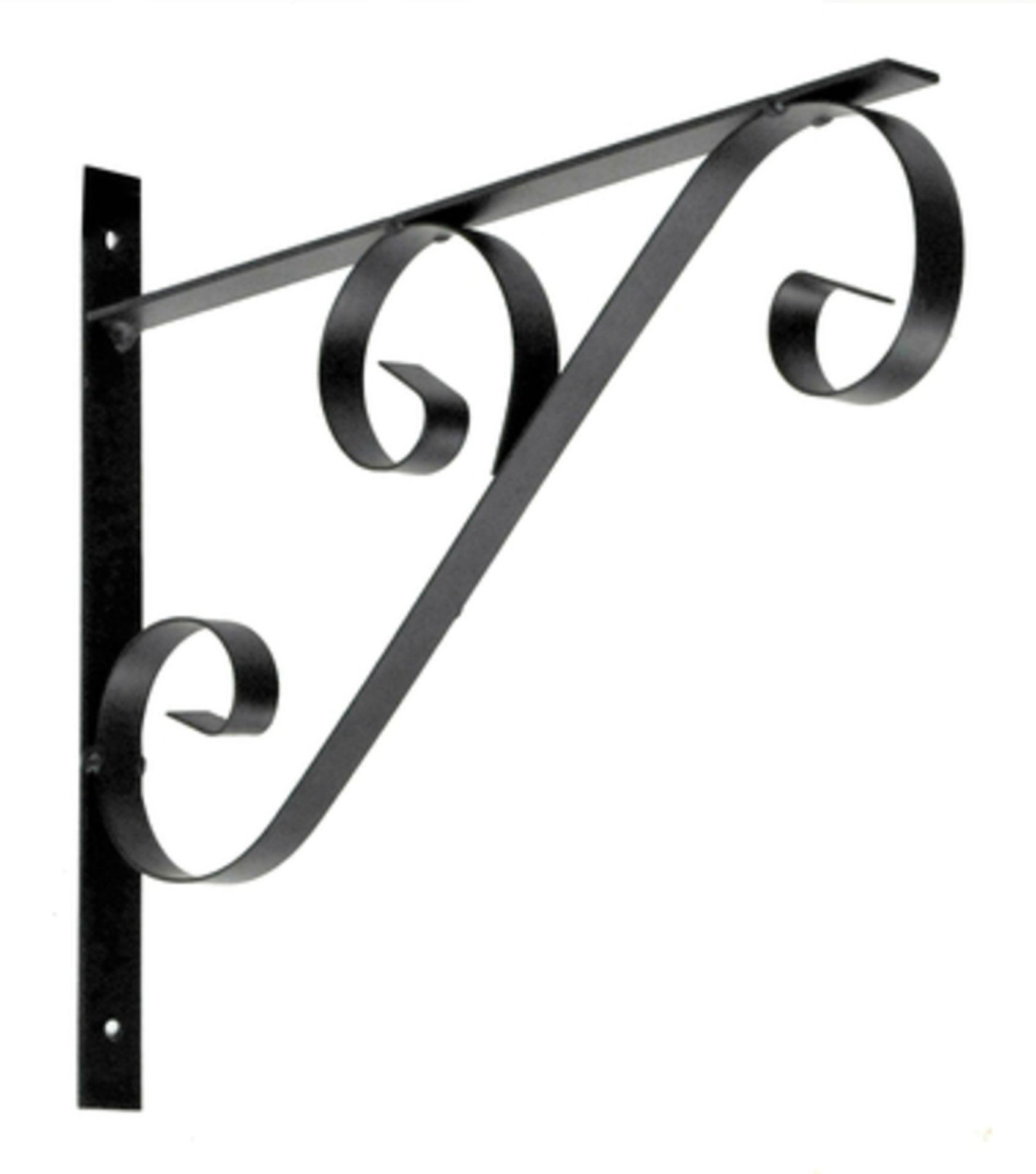 LB H&F Lilienburg Wandhalter Halter Halterung Wandhalter Wandhalterung Wandbefestigung, (Aufhänger Wandhaken Metall Laternen Haken Blumen Ampel lang Pflanzenhalter Pflanzenhaken MEGA schwarz groß XL Gusseisen Wandhalterung Blumenampelhaken Blumeampelhalter, Landhaus Laternenhaken Eisenhaken Shabby Vintage Nostalgie Antik), Laterne Blumenampel Ampelhalter Laternenhalterung