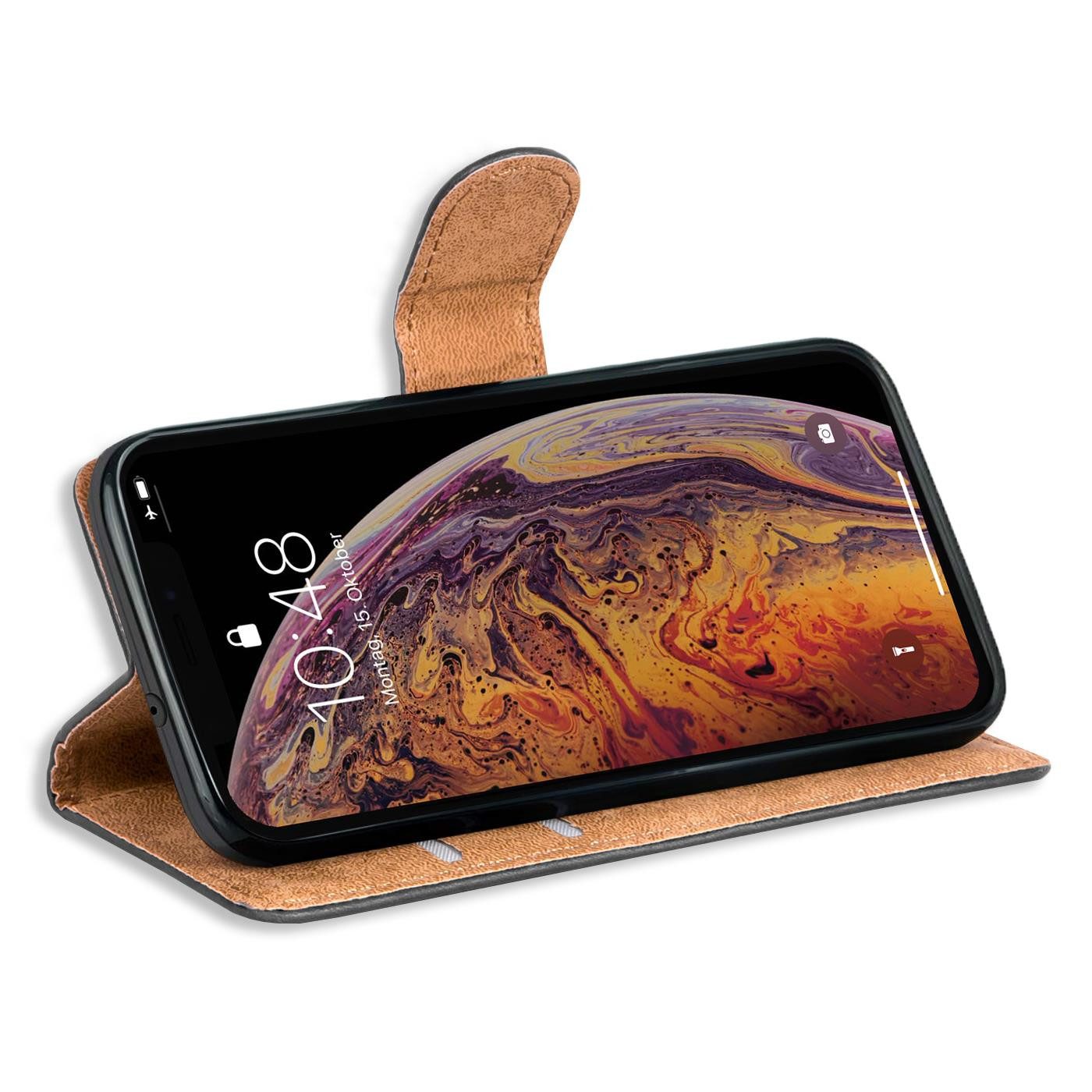 CoolGadget Handyhülle Wallet Klapp Tasche Book Case für Apple iPhone X / XS 5,8 Zoll, Hülle Klapphülle Flip Cover Etui Schutzhülle – Bild 3 von 5