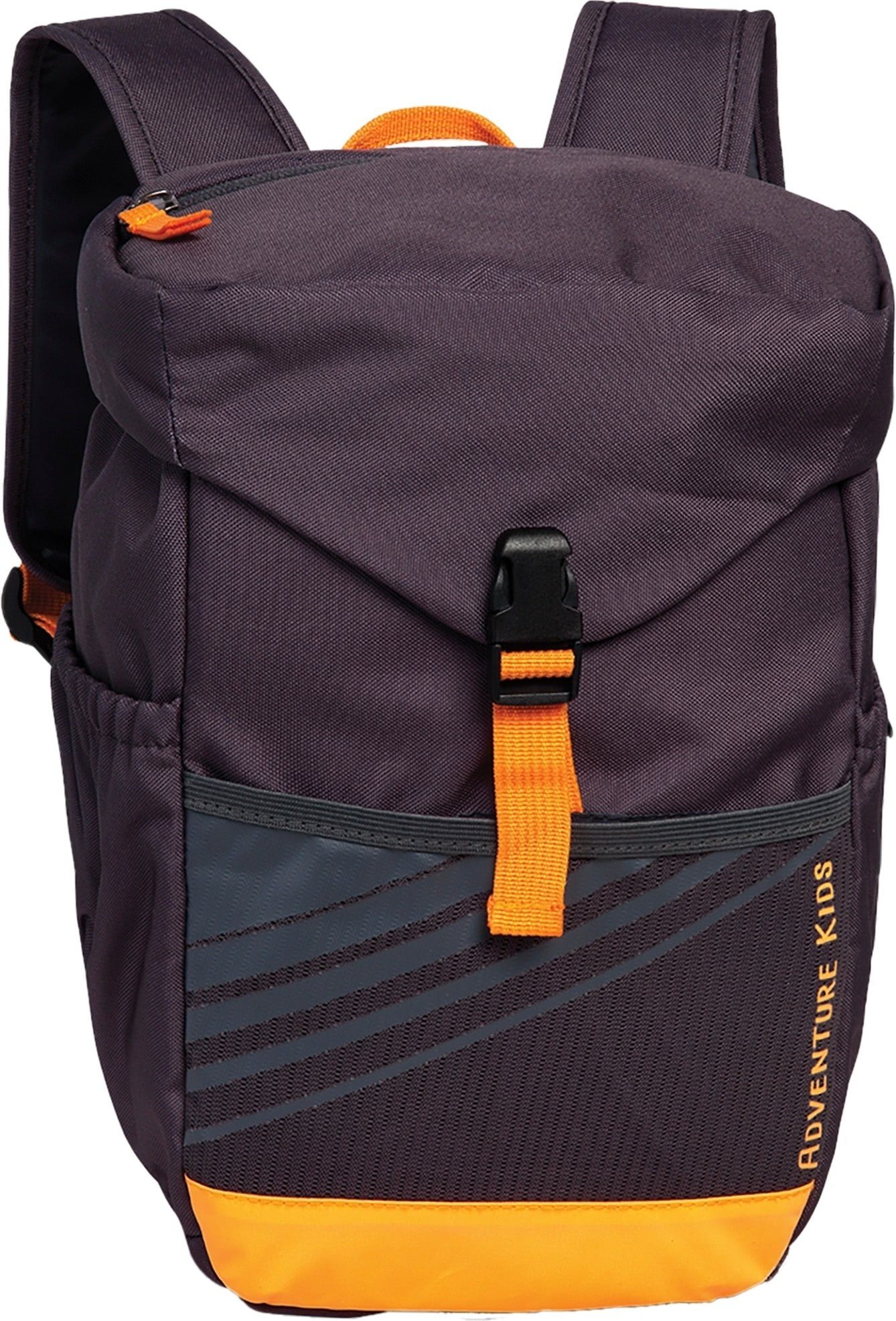 fabrizio® Freizeitrucksack Fabrizio Go Green Kinderrucksack (Kinderrucksack), Kinderrucksack Polyester, recycelt, grau, orange ca. 27cm hoch, Advent