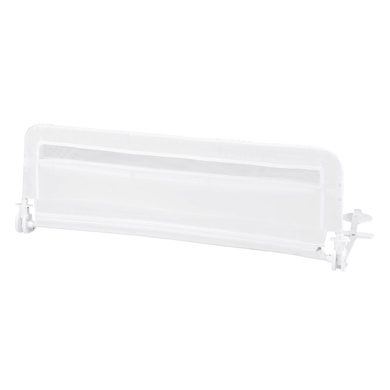 COSTWAY Bettschutzgitter (1 St), Bettgitter, mit Sicherheitsgurt, klappbar, 120x42cm