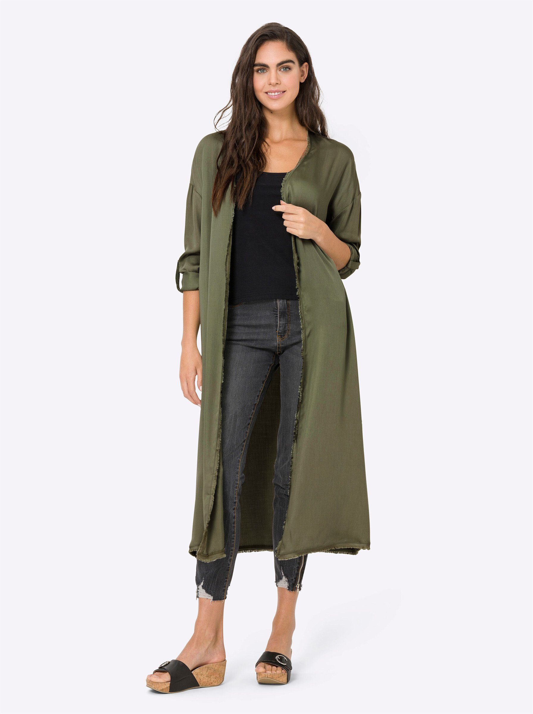 heine Klassische Bluse Blusenjacke günstig online kaufen