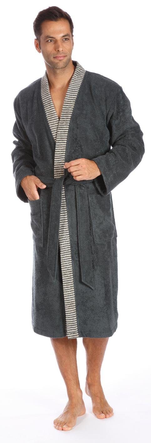 Egeria Herrenbademantel Bruno, ideal für Sauna & Spa, Hotelbademantel, Morg günstig online kaufen