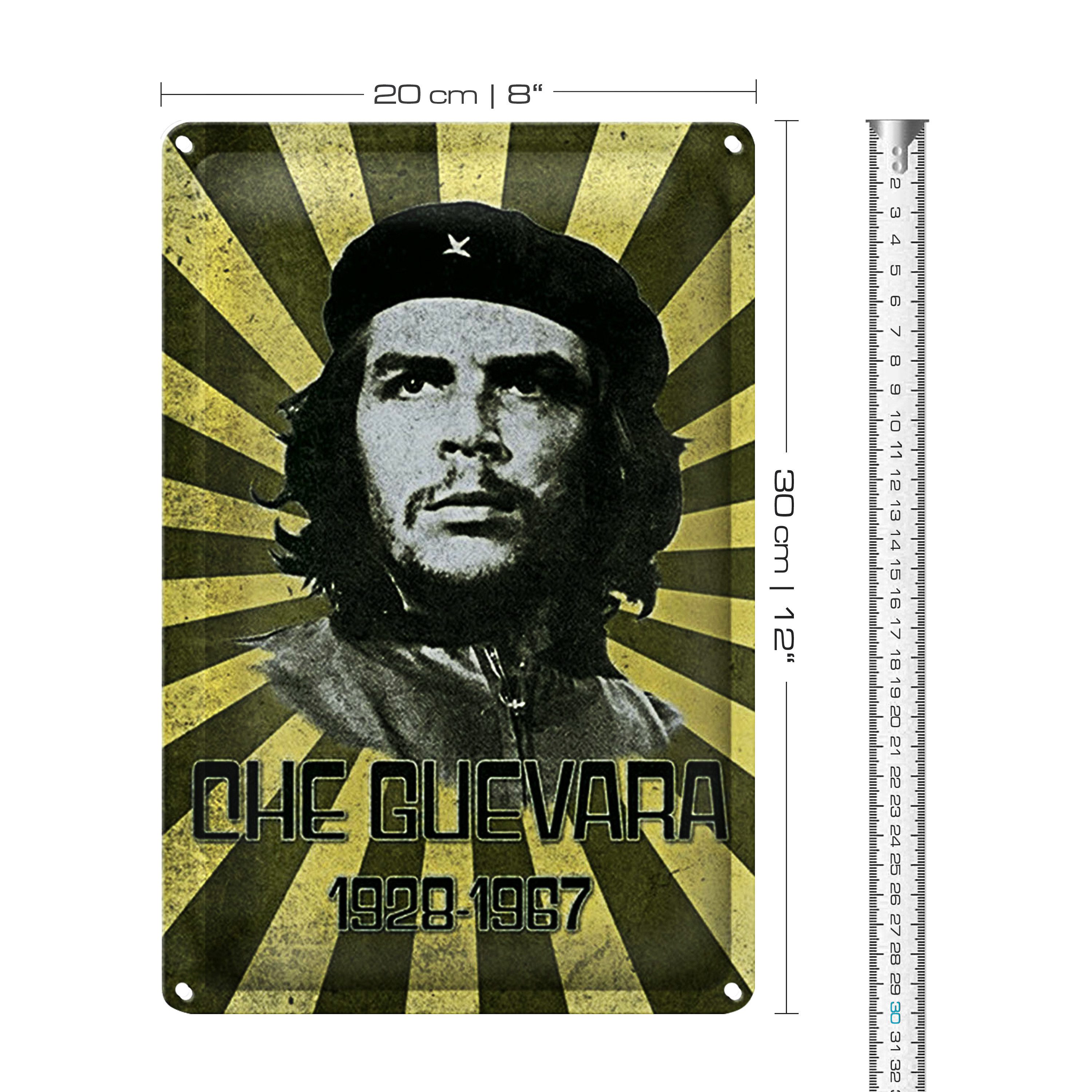 Roomando Metallschild Blechschild Retro 20x30cm Che Guevara 1928-1967 Kuba Cuba