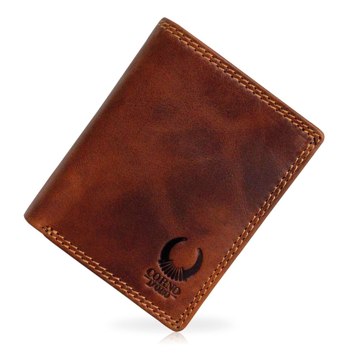 Corno d´Oro Geldbörse Herren aus Leder mit RFID - Handmade Geldbeutel mit 1 günstig online kaufen