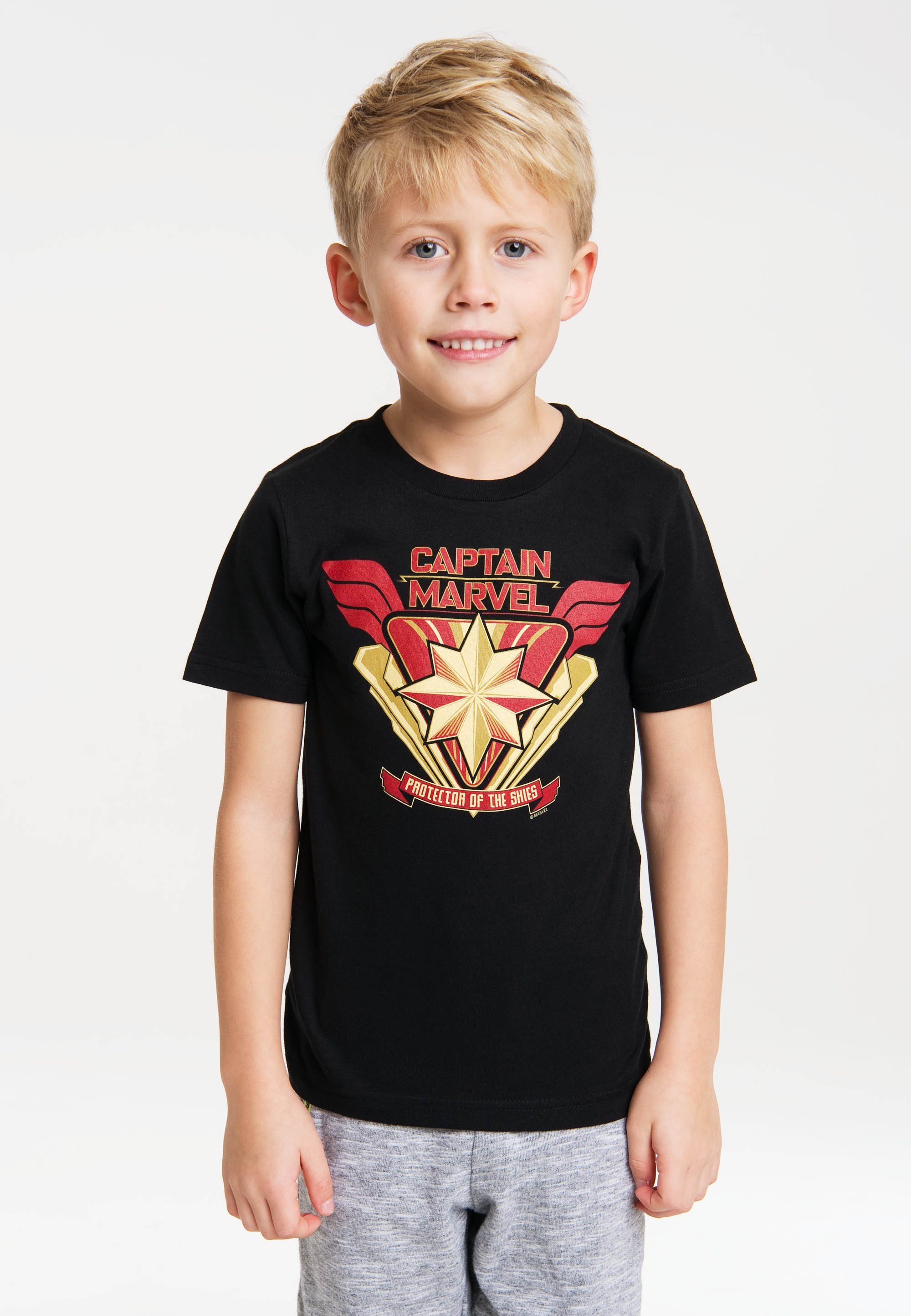 LOGOSHIRT Comics T-Shirt mit Originaldesign Marvel lizenzierten