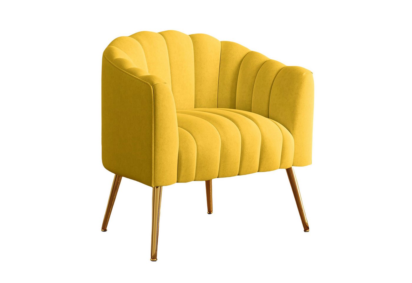 SEYNAR Stuhl Übergroßer Kürbis Akzentstuhl,Polsterstuhl,Samtstuhl,bequemer Sessel (1 St), Luxus Einzelsessel für Wohnzimmer, Büro und Schminktisch