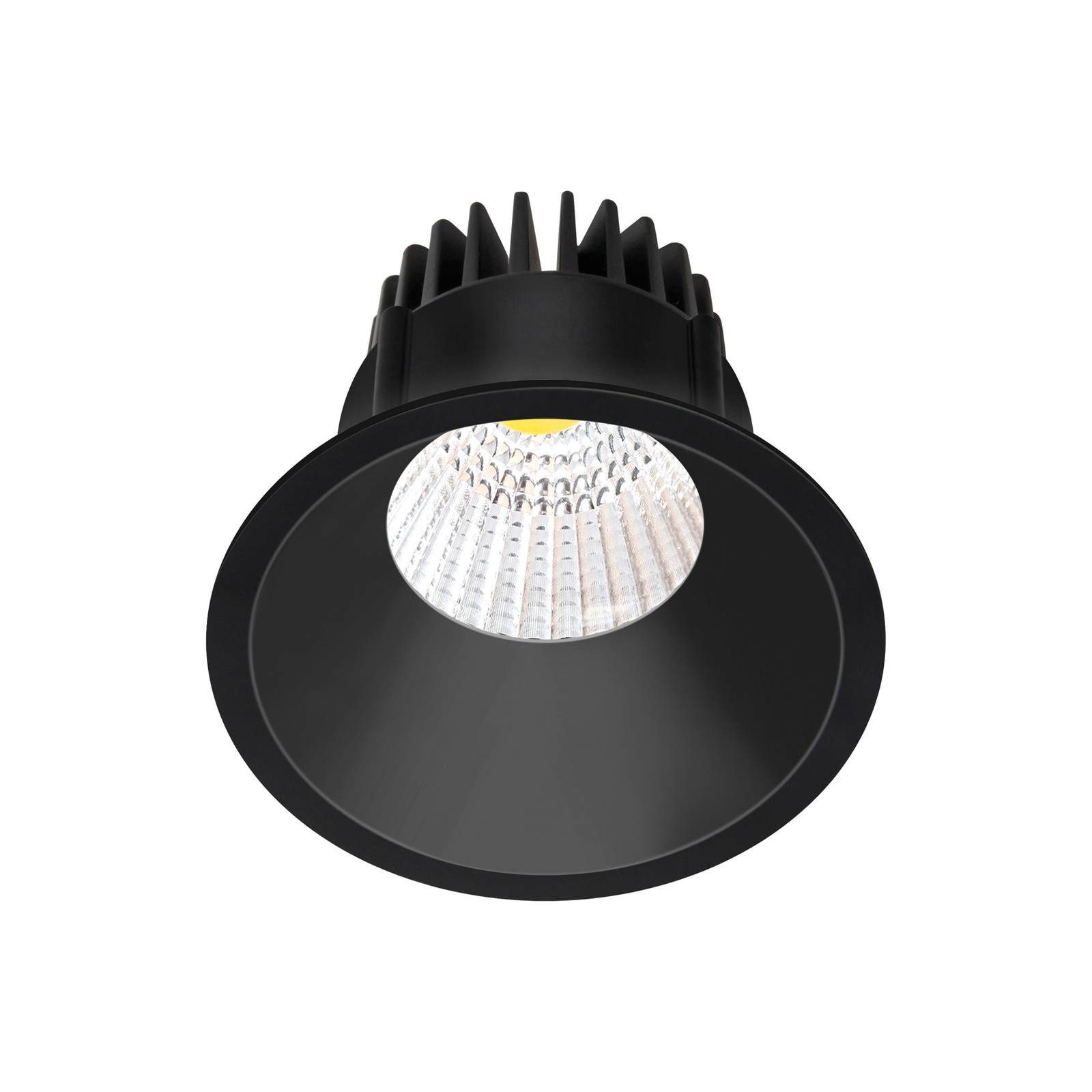 Arcchio Deckenleuchte Niria, LED, Metall, Schwarz universalweiß IP23, 1 x 6 W LED, universalweiß