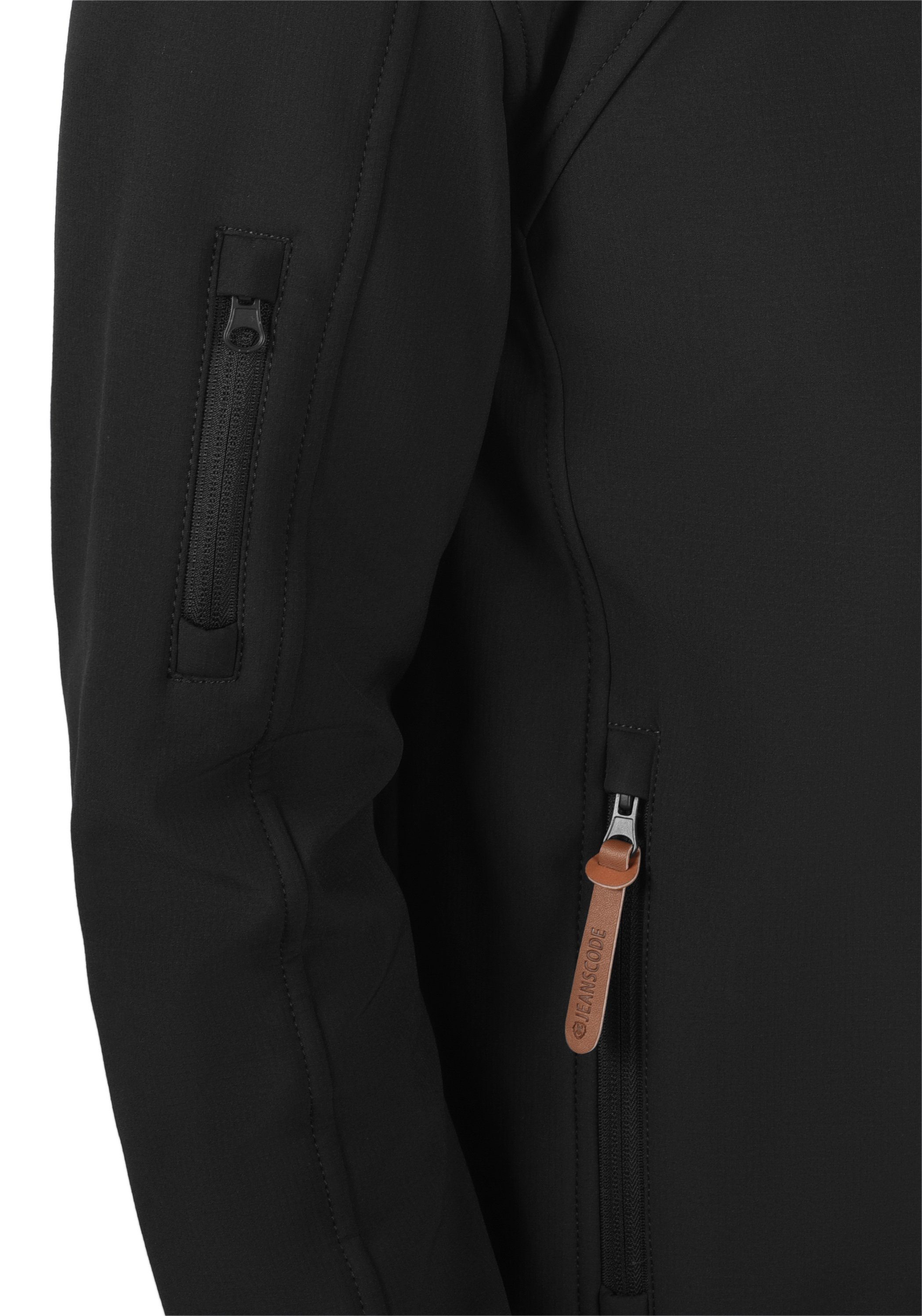 Indicode Softshelljacke IDJonas Übergangsjacke mit abnehmbarer Kapuze