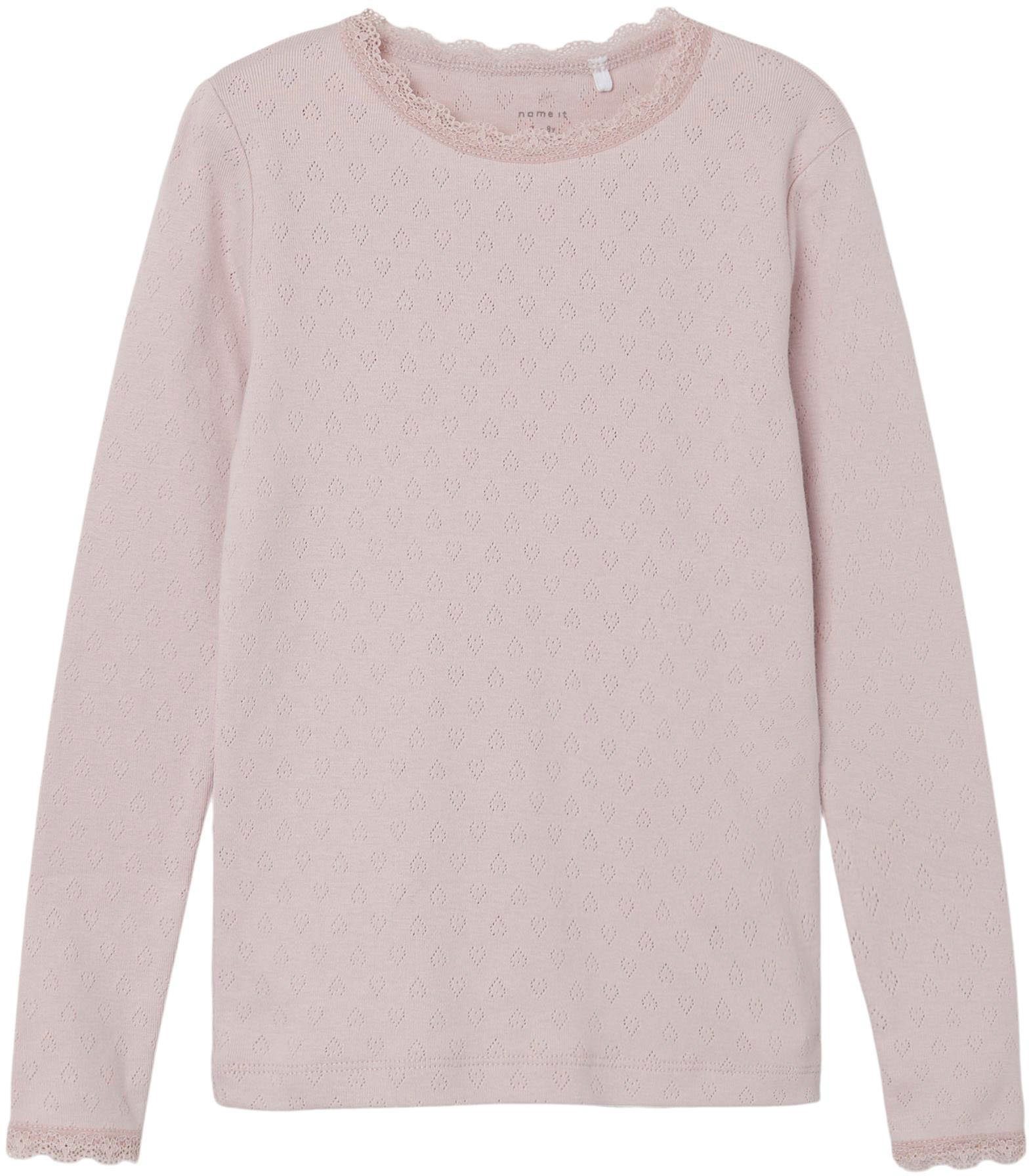 XSL lilac Name burnished NKFLITTE It LS Langarmshirt TOP