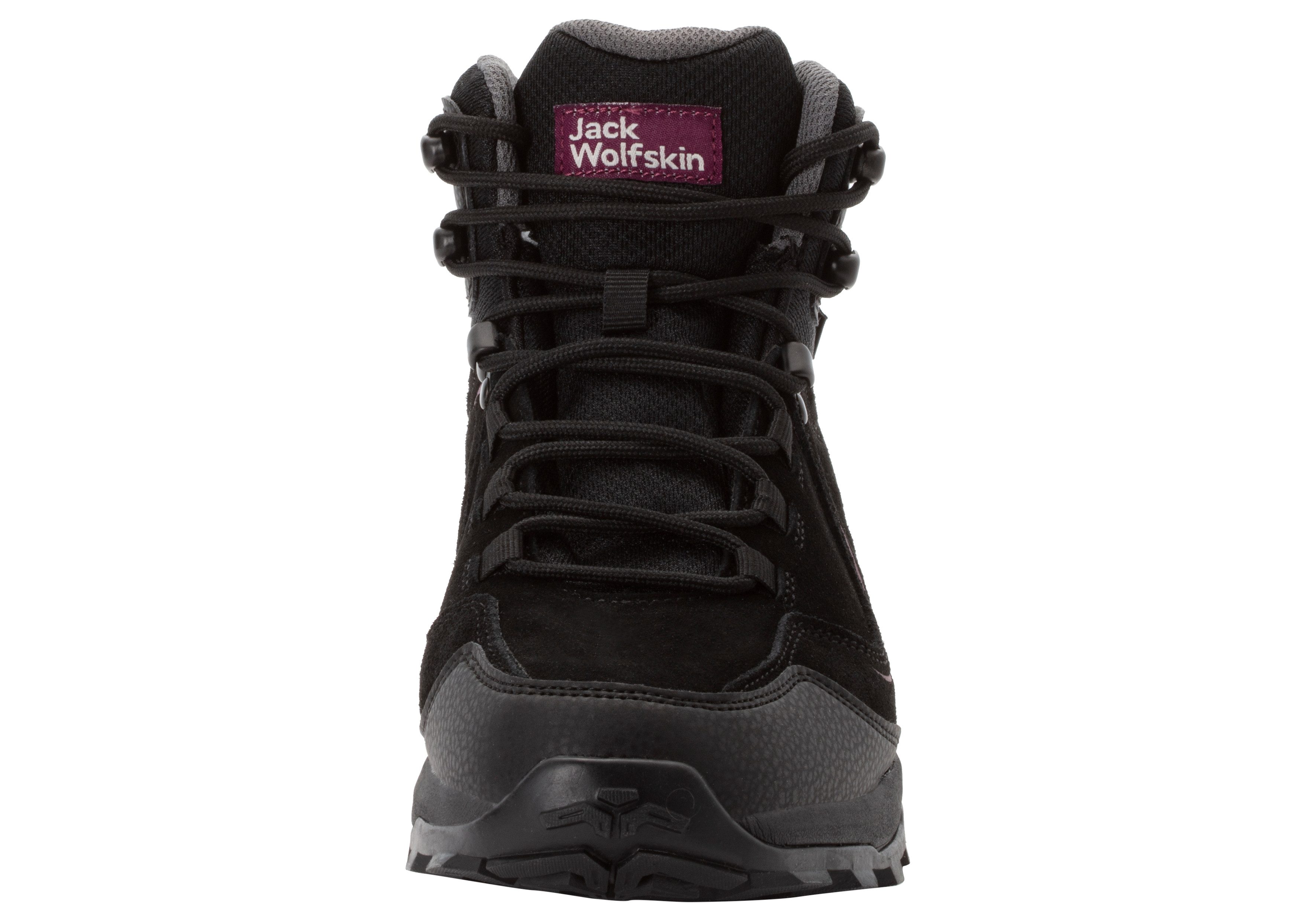 Jack Wolfskin SUNSET HIKE TEXAPORE MID W Wanderschuh Wasserdicht, Trekkingschuh