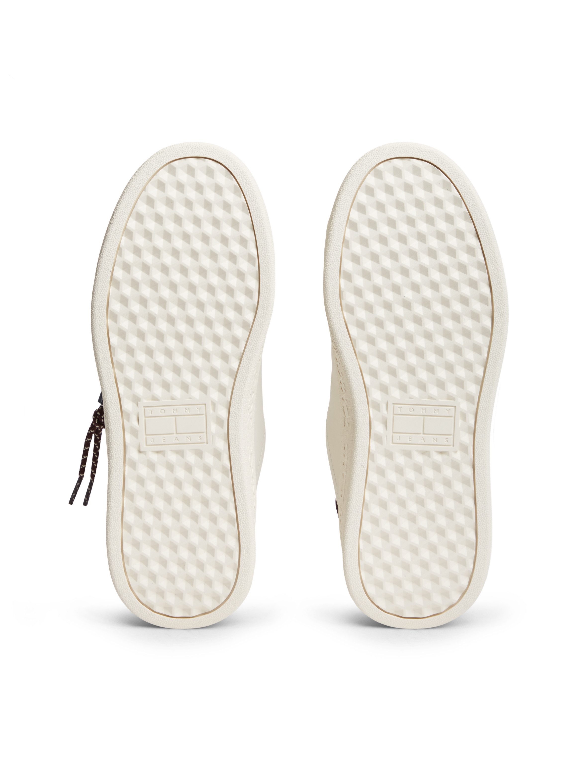 Tommy Jeans TJW LOGO SNEAKER Plateausneaker Schnürer, Freizeitschuh, Halbschuh mit Label Flagge