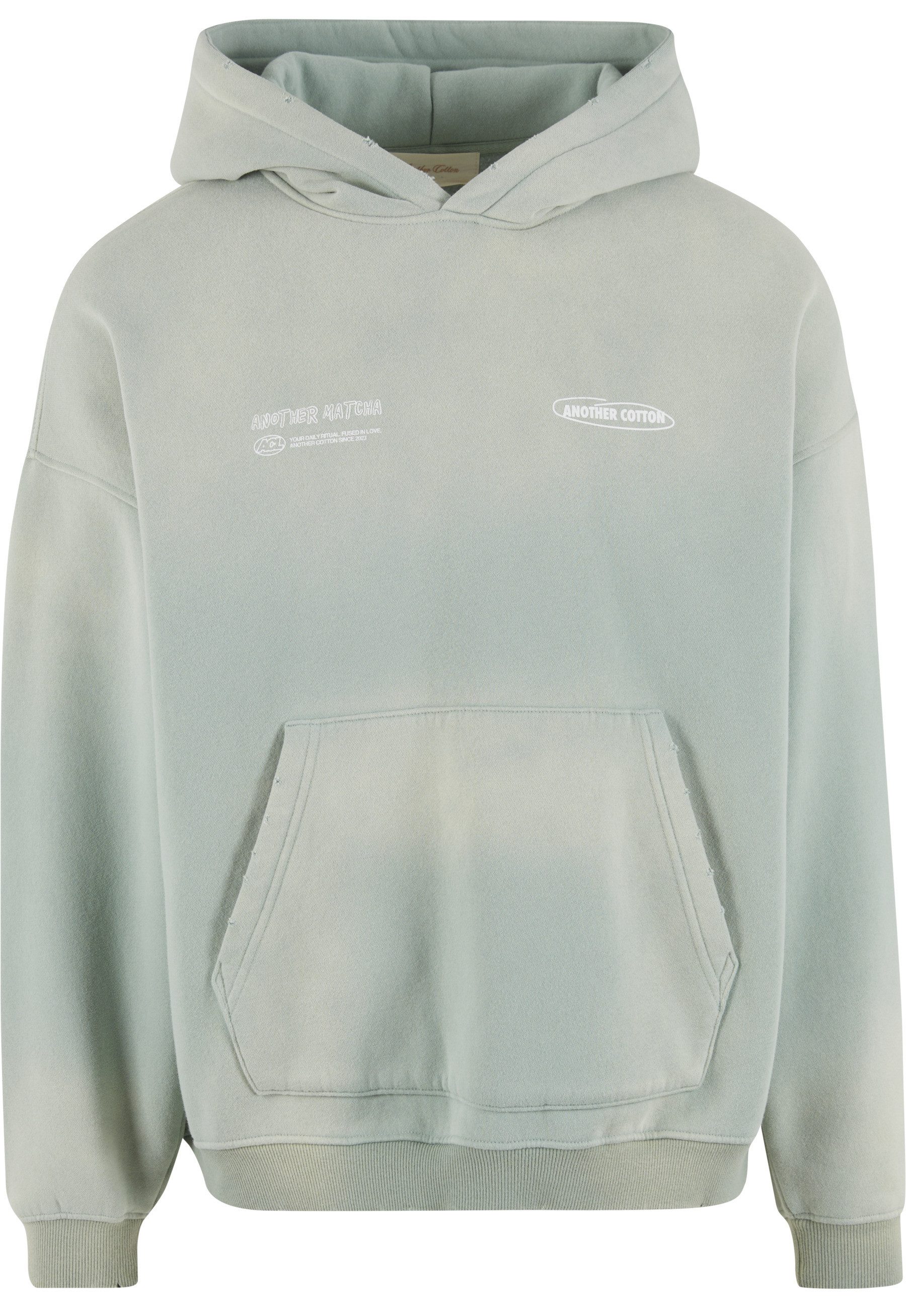 Another Cotton Lab Kapuzensweatshirt Another Cotton Lab Matcha Lab Oversized Washed Hoodie (1-tlg)