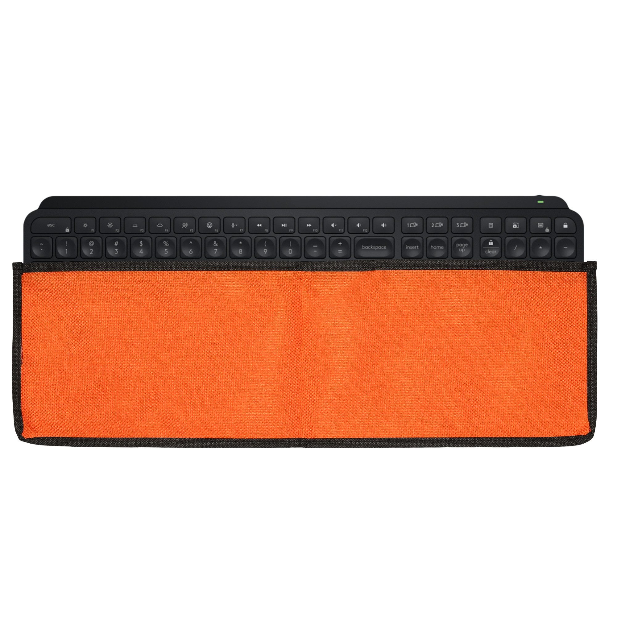 kwmobile Schutz-Set Tastaturabdeckung für Logitech MX Keys Wireless Hülle, Staubschutz Abdeckung mit Reißverschluss - Keyboard Cover