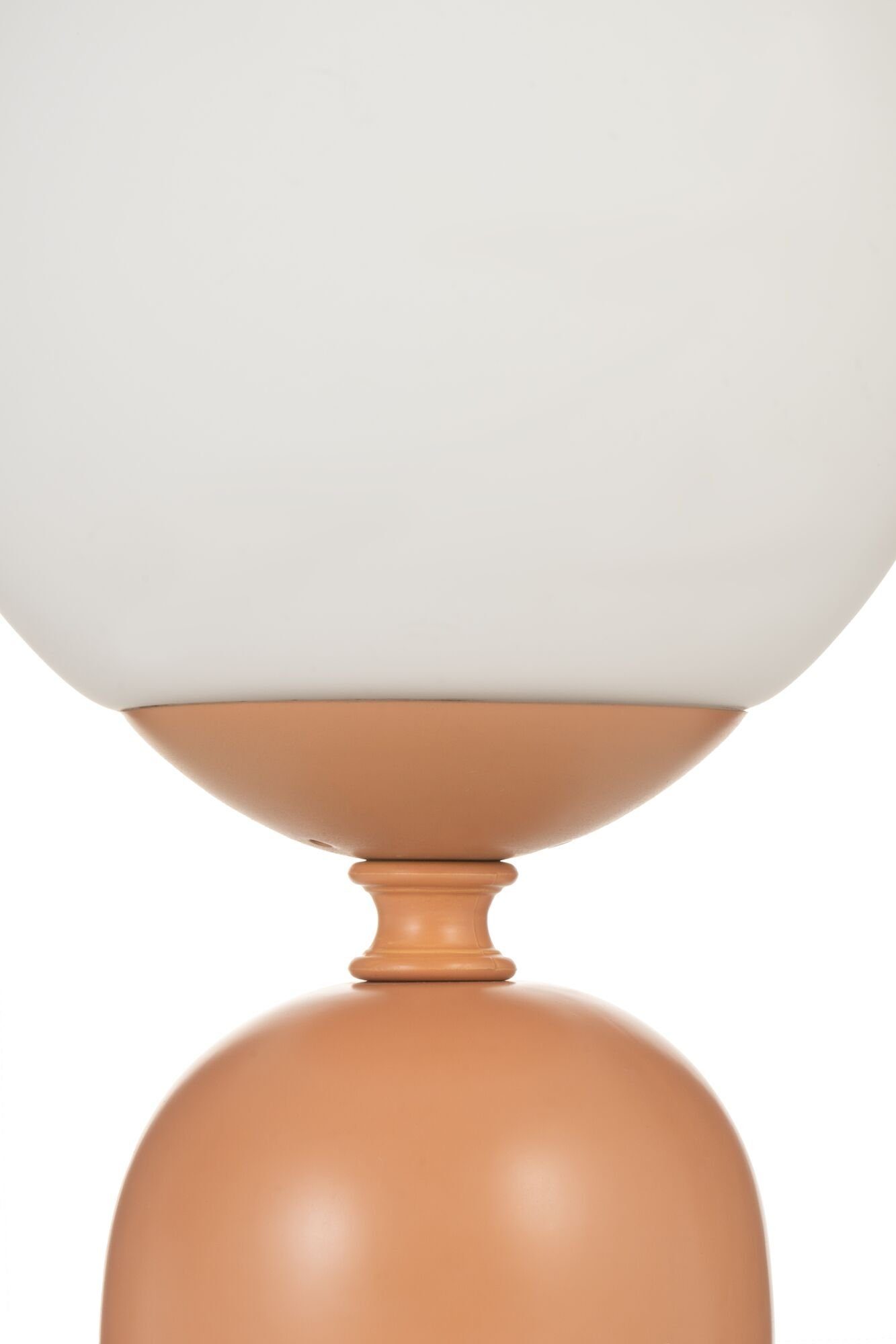 Pauleen Tischleuchte Glowing max Keramik, Charm red/weiß Rusty ohne E14 20W Leuchtmittel