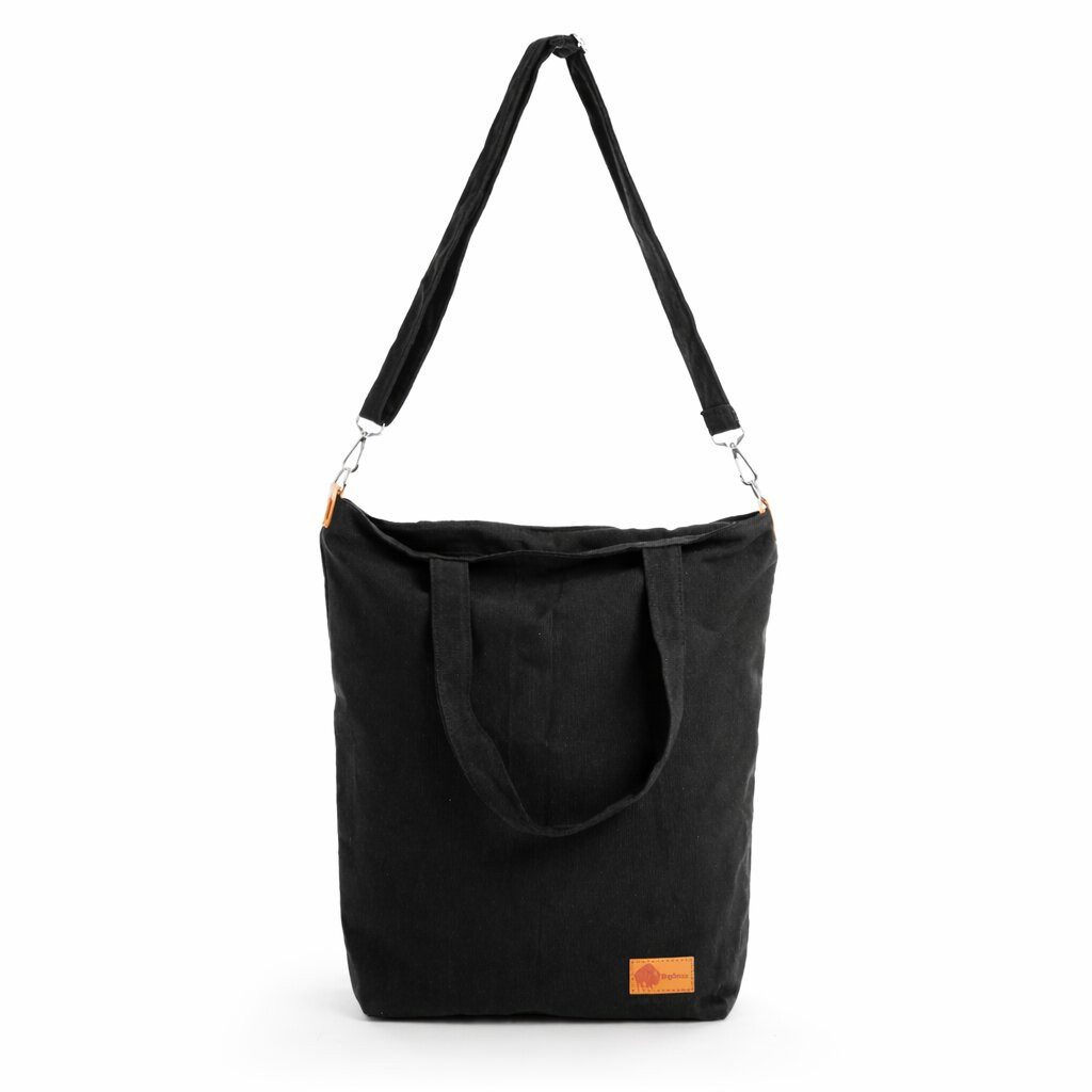 BigDean Umhängetasche Canvas Damen Shopper Schultertasche mit Reißverschluss vielen Fächern (Packung, 1-tlg., Damen-Tasche), Großes Hauptfach, mehrere Innen- und Außenfächer für optimale Ordnung