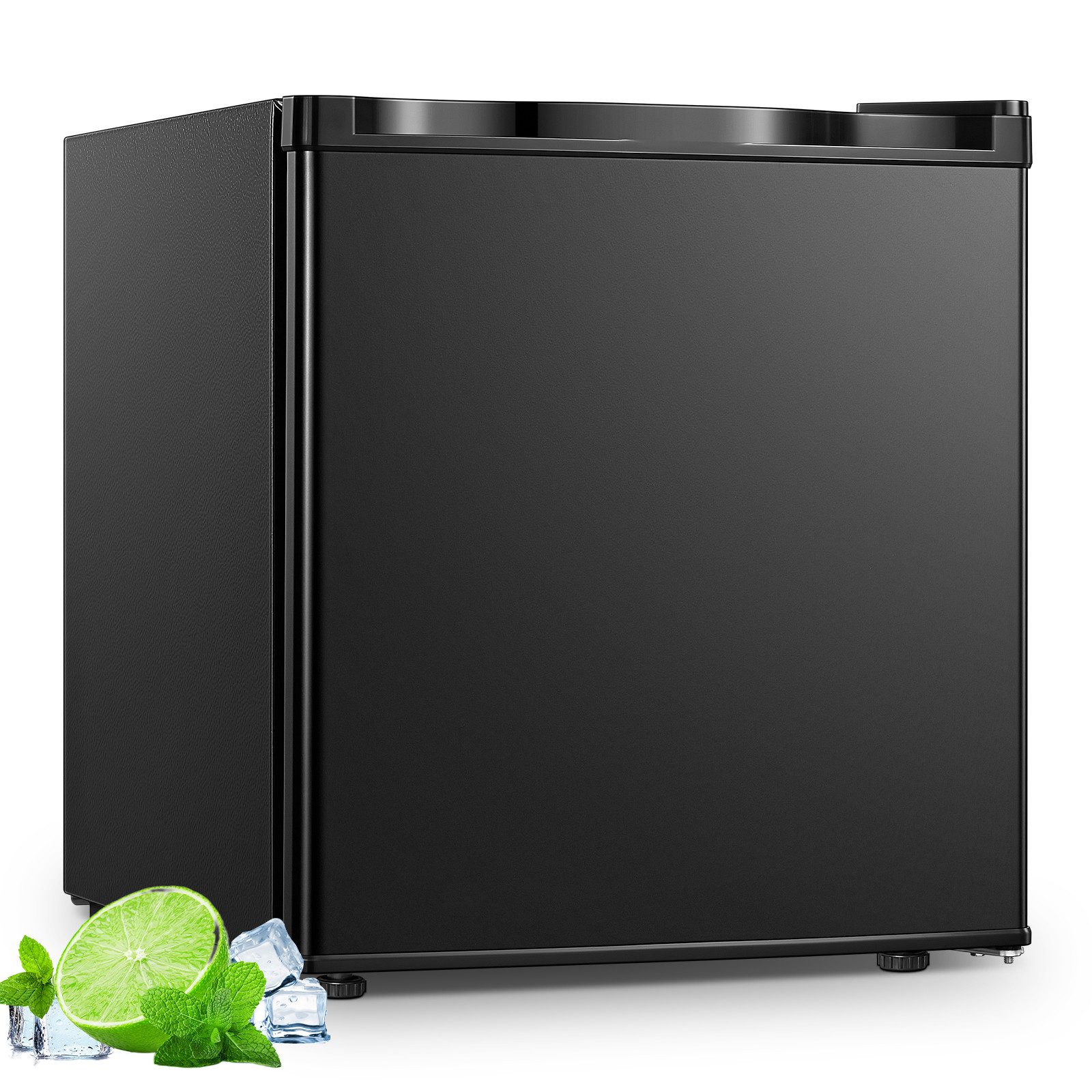 FOHERE Gefrierschrank Mini Freezer 32L, Gefrierbox, -22°C perfekt Tiefkühlen, 43DB, 49.8 cm hoch, 47.3 cm breit, Türanschlag, verstellbare Füße und herausnehmbare Einlegeböden