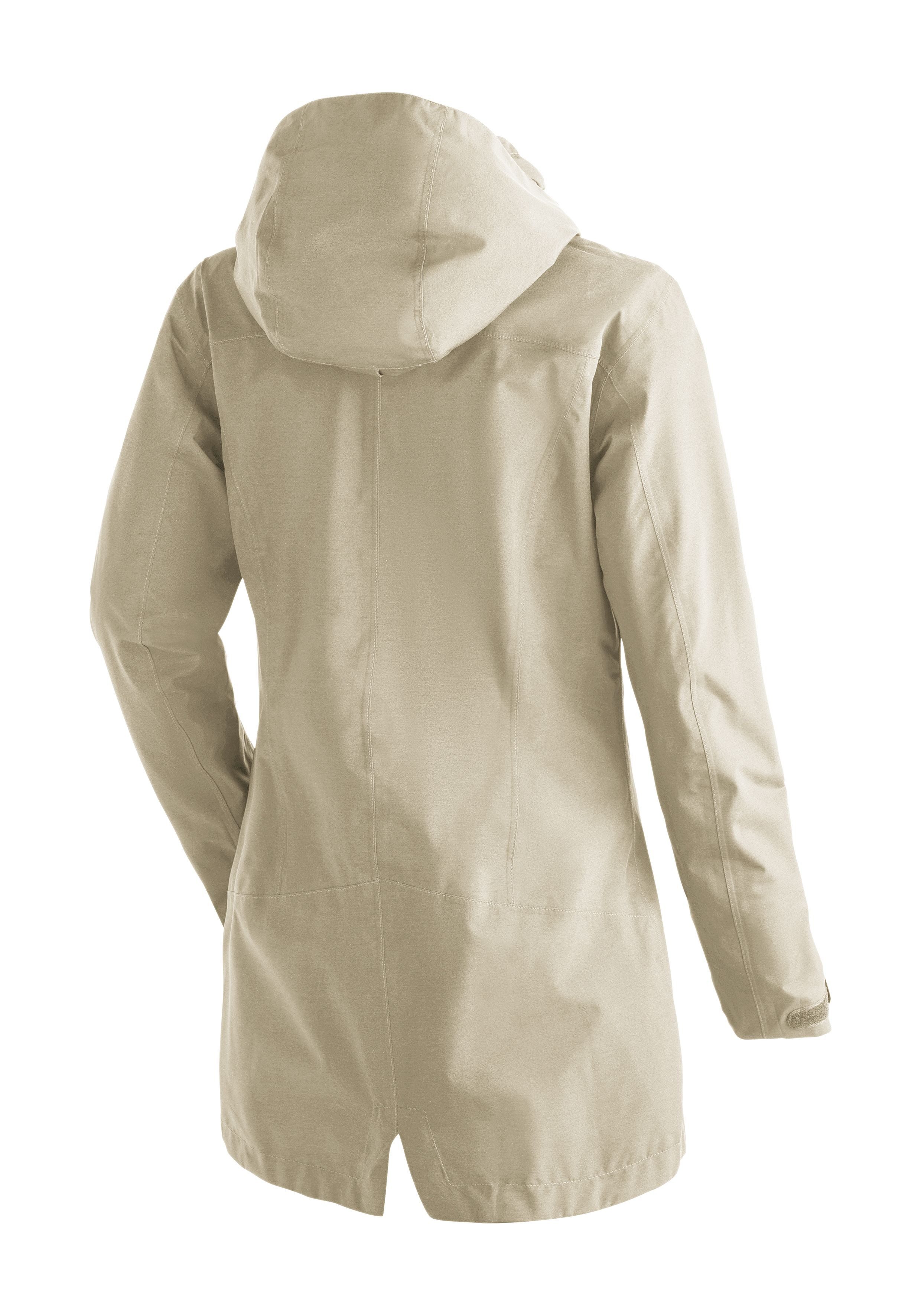 Maier Sports Funktionsmantel Perdura rec W Parka, Longjacket abnehmbare Kapuze
