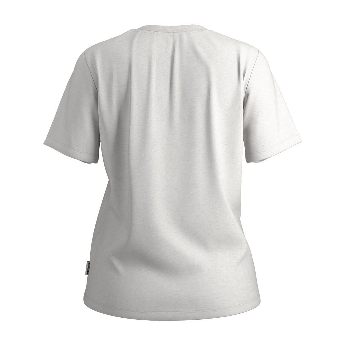 Maloja Kurzarmshirt KAMPECKM. Bio-Baumwoll-T-Shirt mit "Respect the Lokals"-Print, ideal für Alltag