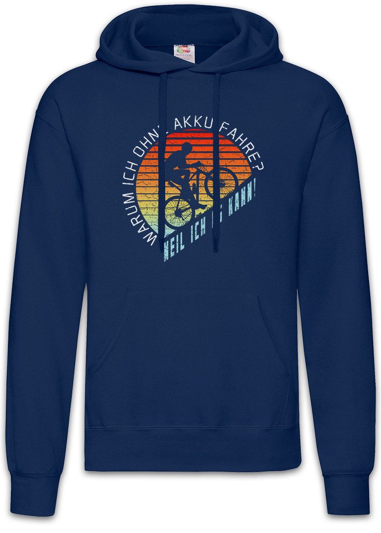 Urban Backwoods Hoodie Ohne Akku Herren Hoodie Anti E-Bike Mountainbike Fun Fahrrad Rennrad (1-tlg) Sport MTB Downhill Fun