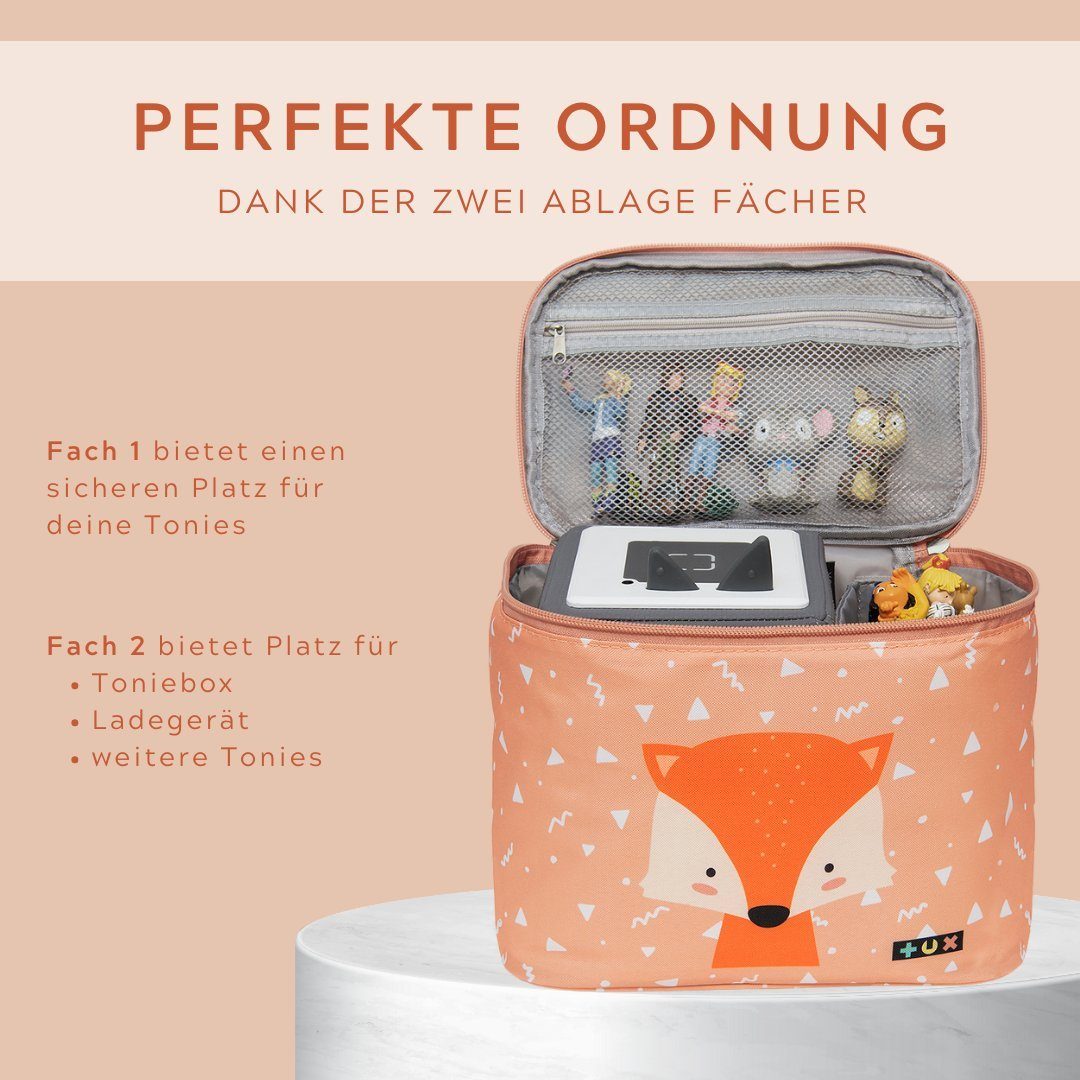 TUX Reisetasche Transporttasche für Orange Tonie Box