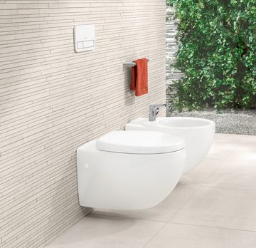 Villeroy & Boch WC-Sitz Aveo New Generation, WC-Sitz mit Absenkautomatik und Quick Release - Weiß Alpin