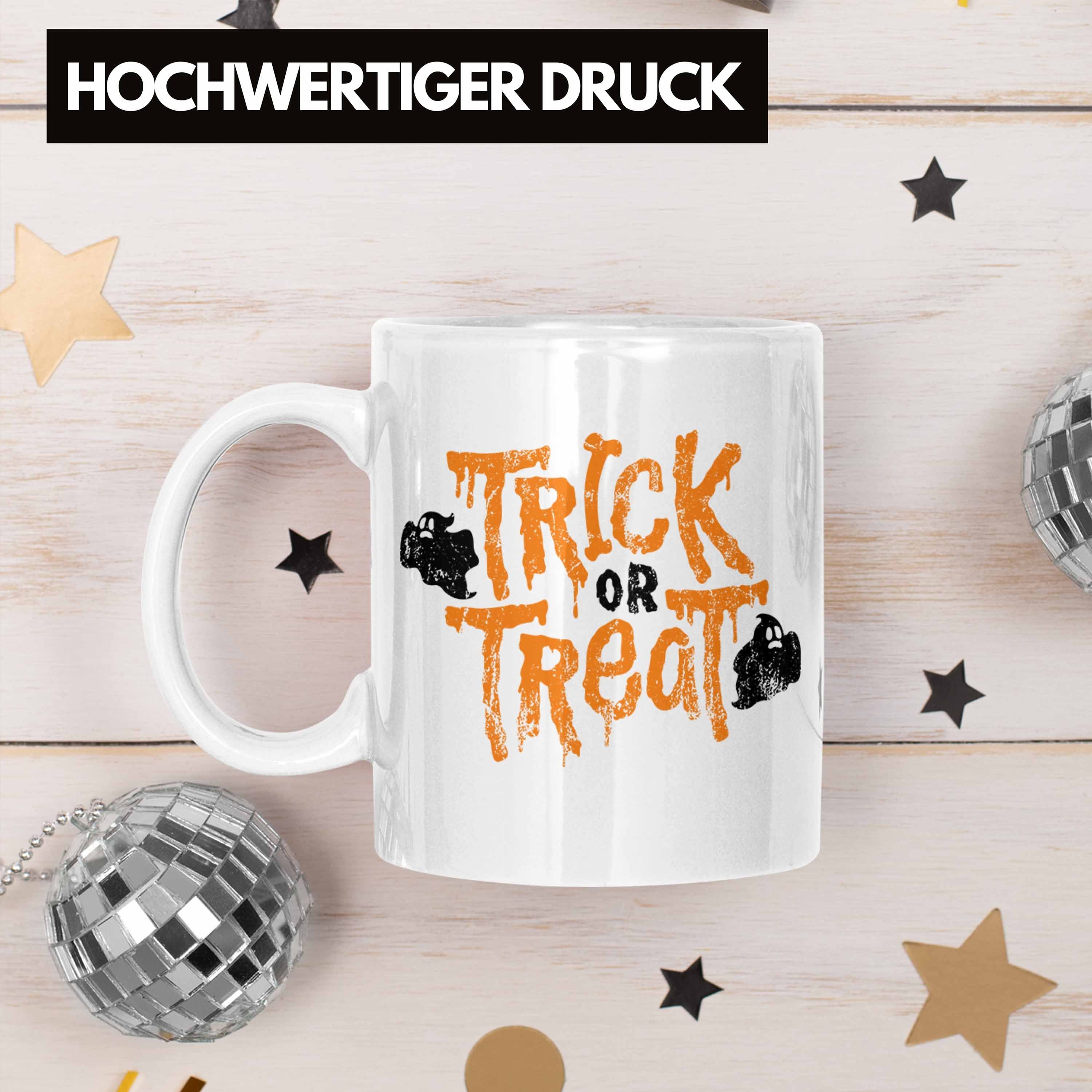 Süßes Halloween Kürbis Geister Weiss Oder Becher Saures Tasse Dekoration Tasse Trendation