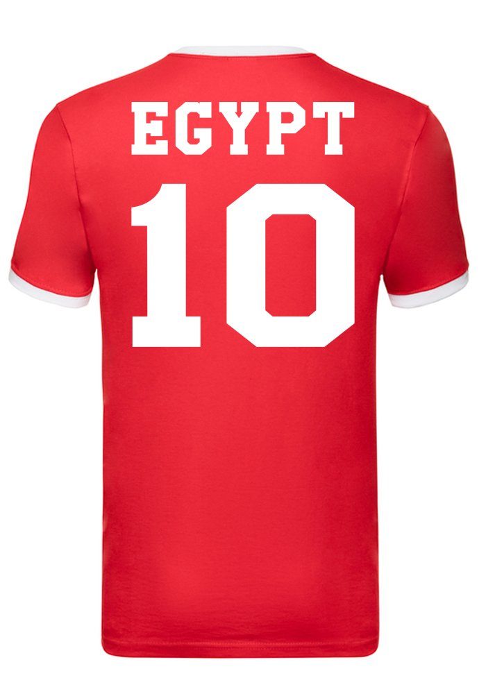 Ägypten Fußball & Tunesia Cup Blondie Brownie T-Shirt Sport Egypt Trikot Meister Afrika WM