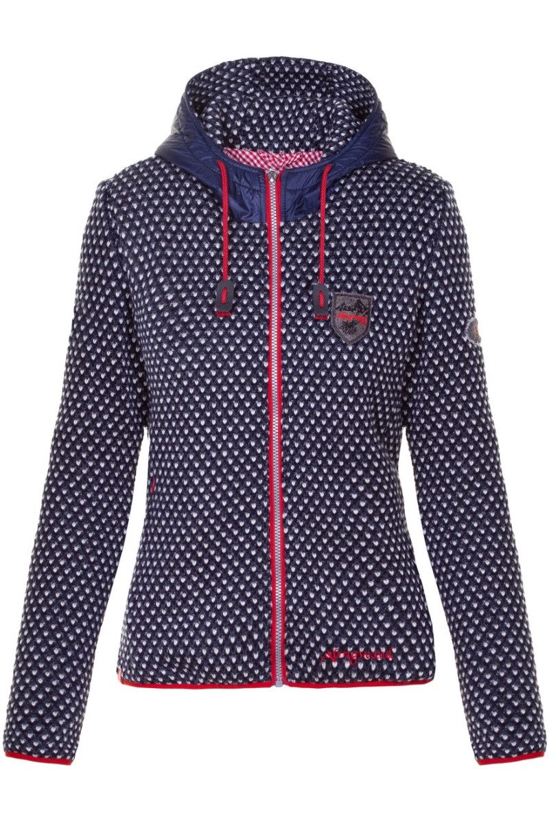 Almgwand Outdoorjacke Outdoorjacke Damen - MÖDRINGKOGEL - dunkelblau/anthra/offweiß
