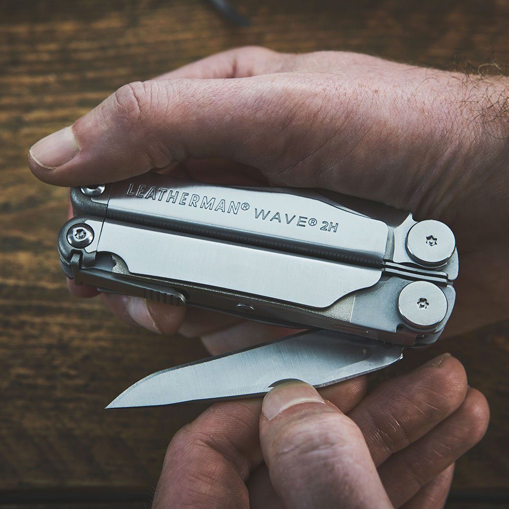 Leatherman Multitool »Leatherman Wave Plus 2H Multitool silber (832921