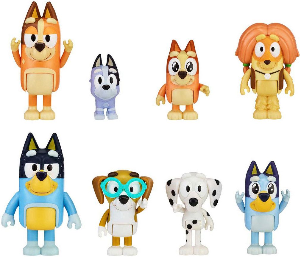 Moose Spielfigur Bluey & Familie 8er Mega-Pack – Bild 2 von 5