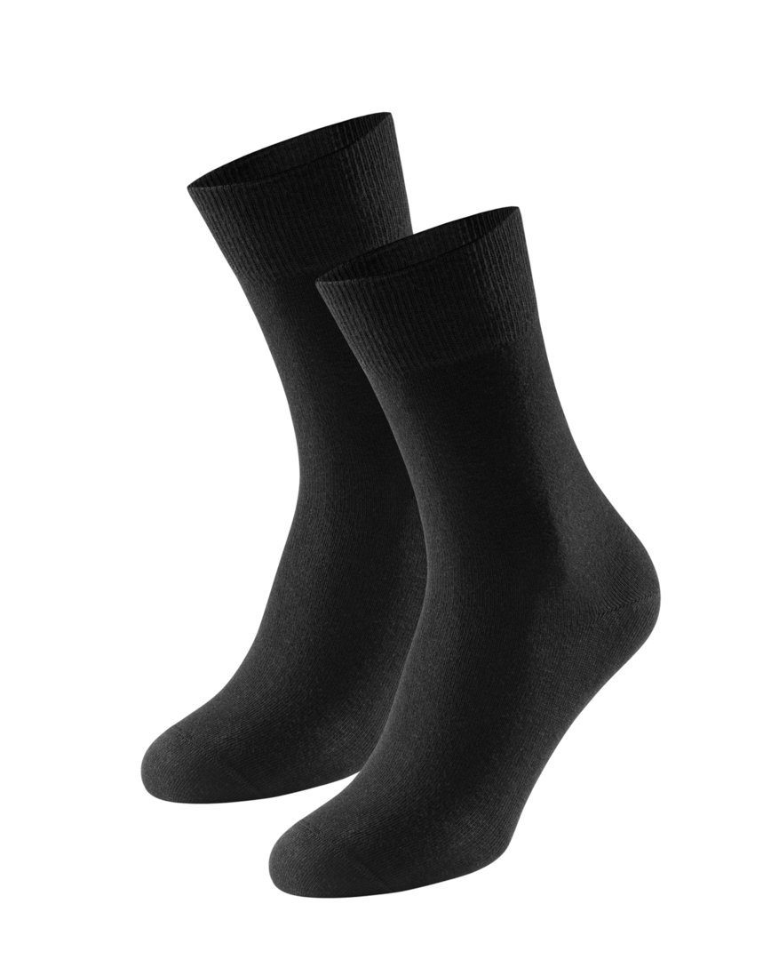 Schiesser Socken 95/5 Herrensocken (Vorteilspack, 6 Paar) Black