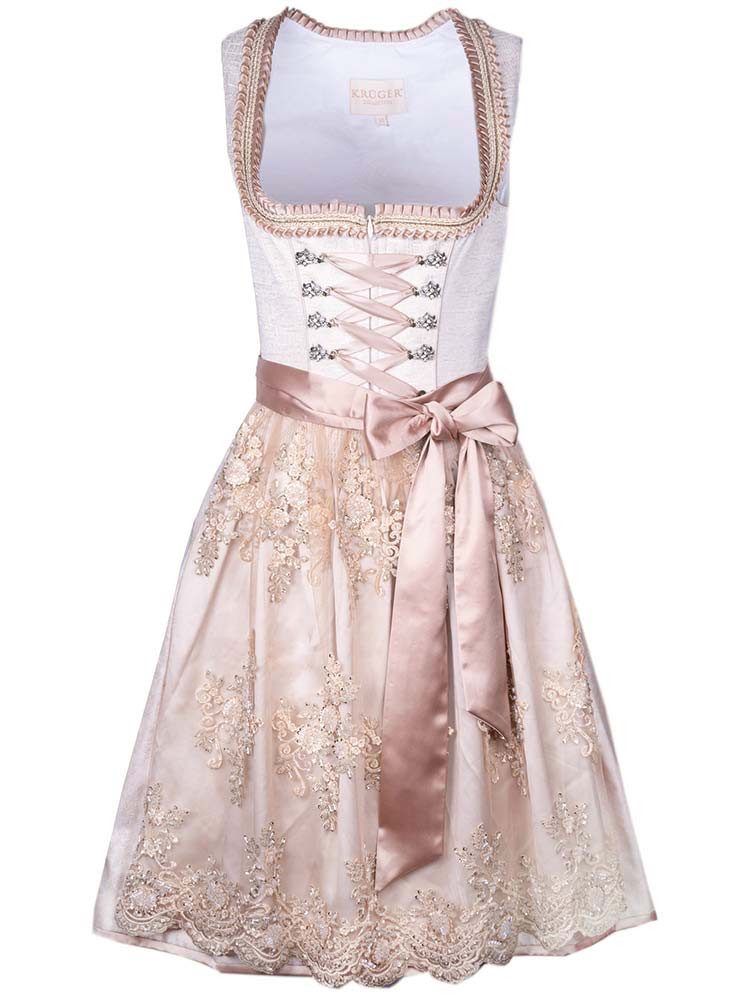 KRÜGER COLLECTION Dirndl Dirndl Neila 60er Länge natur
