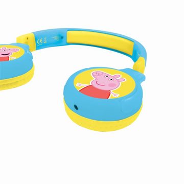 Lexibook® Faltbare Kopfhörer Peppa Wutz 2in1 Bluetooth® und Kabelanschluss Kinder-Kopfhörer