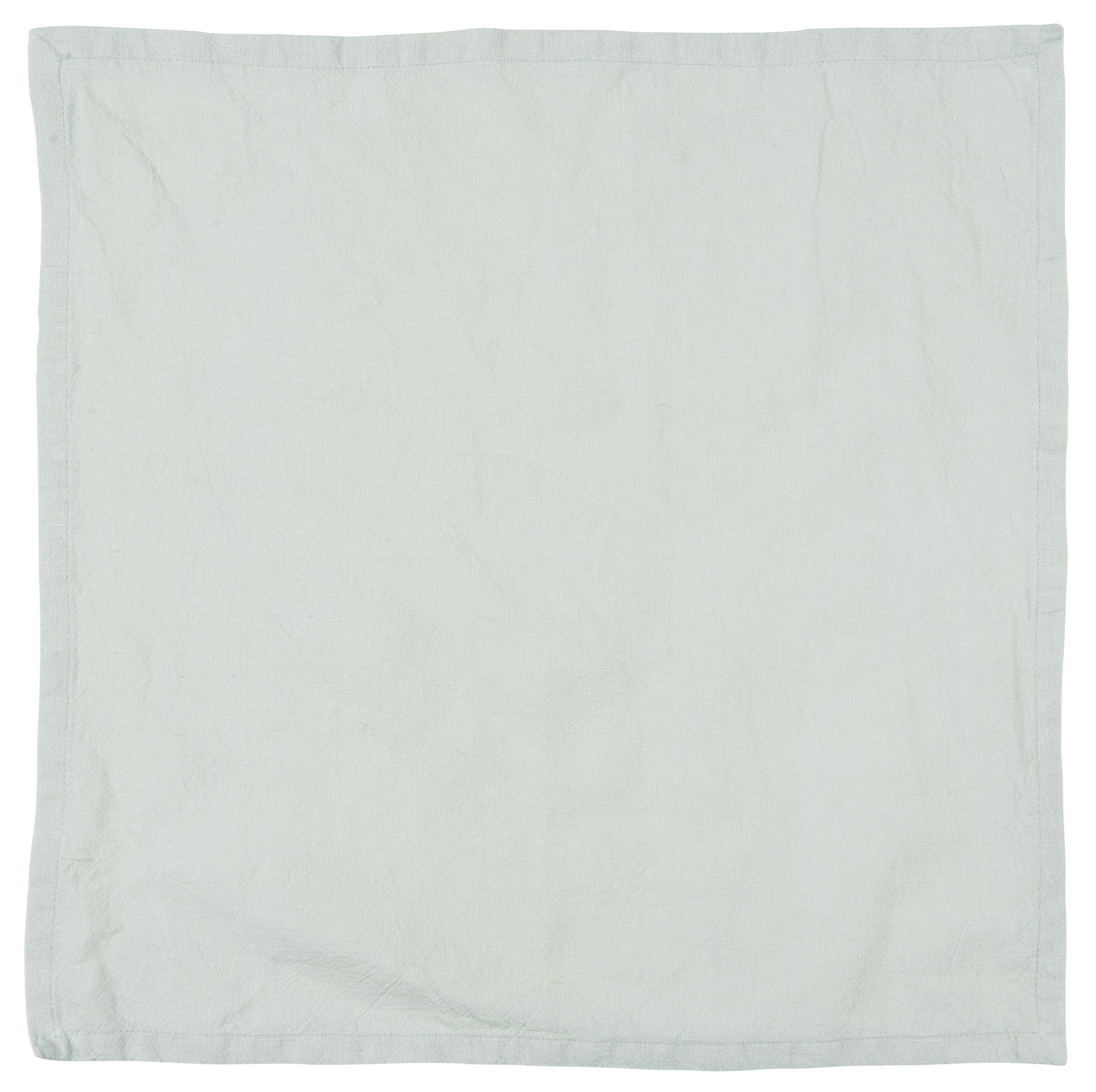 Ib Laursen Stoffserviette Салфетки Stoffservietten Leinen Baumwolle 45x45cm Hellgrau Ib