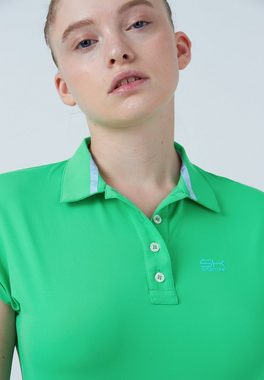 SPORTKIND Funktionsshirt Golf Polo Shirt Loose-Fit Mädchen & Damen grün